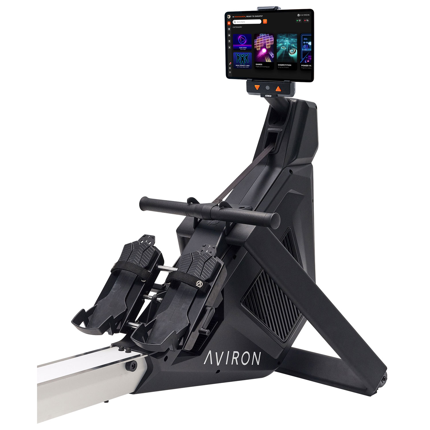 Rameur magnétique/pneumatique StrongGo d'Aviron avec intégration de l'iPad - Exclusivité de Best Buy