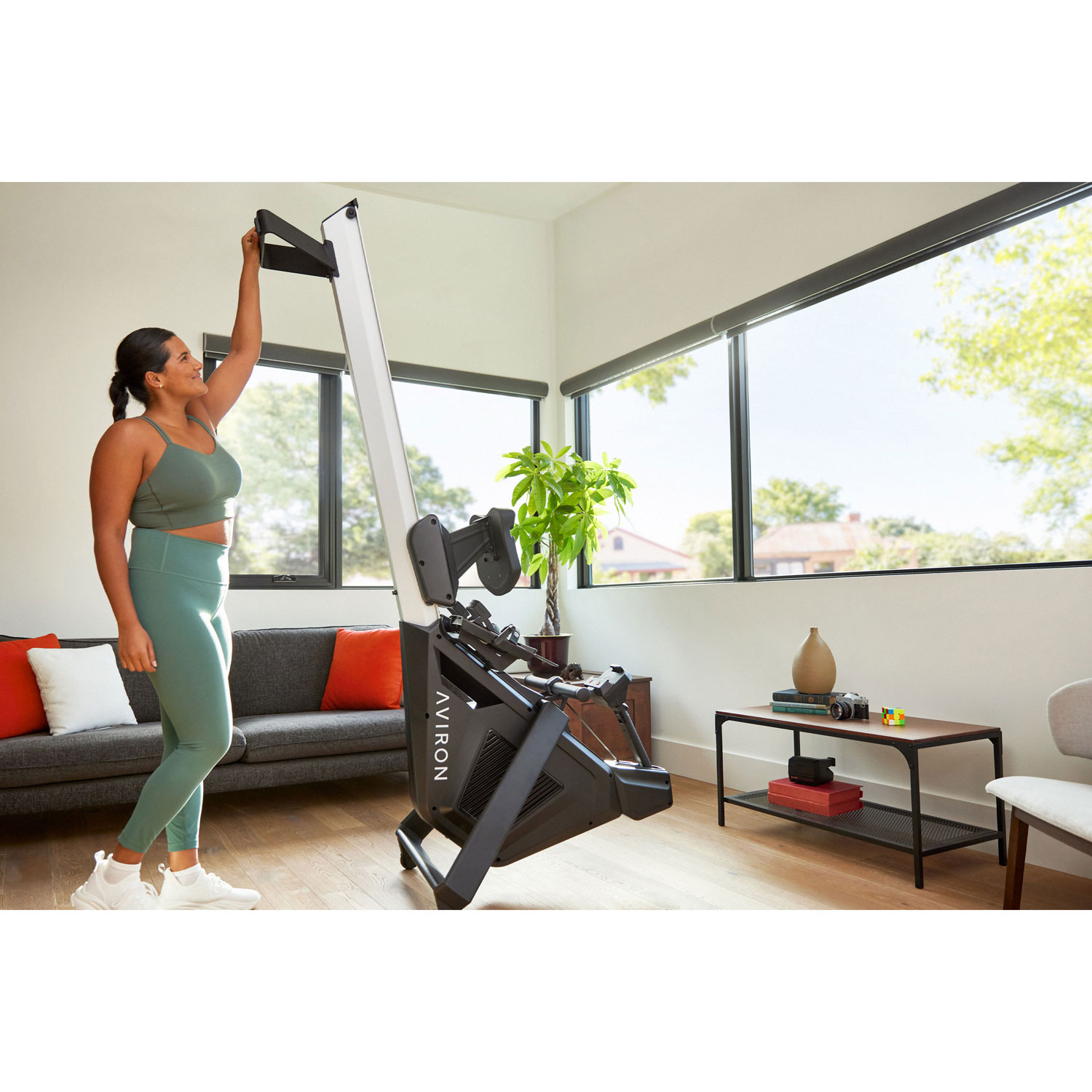 Rameur magnétique/pneumatique StrongGo d'Aviron avec intégration de l'iPad - Exclusivité de Best Buy