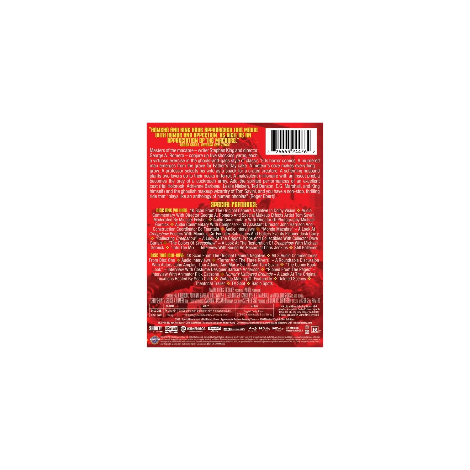 Creepshow: Collector's Edition [Steelbook] [4K Ultra HD + Blu-ray]