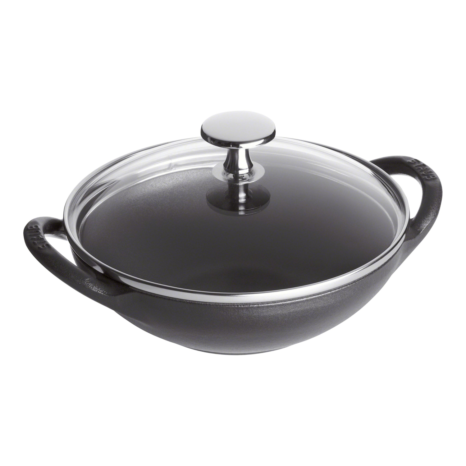STAUB Specialities 16 cm / 6.5 inch Cast Iron Mini Wok, Black