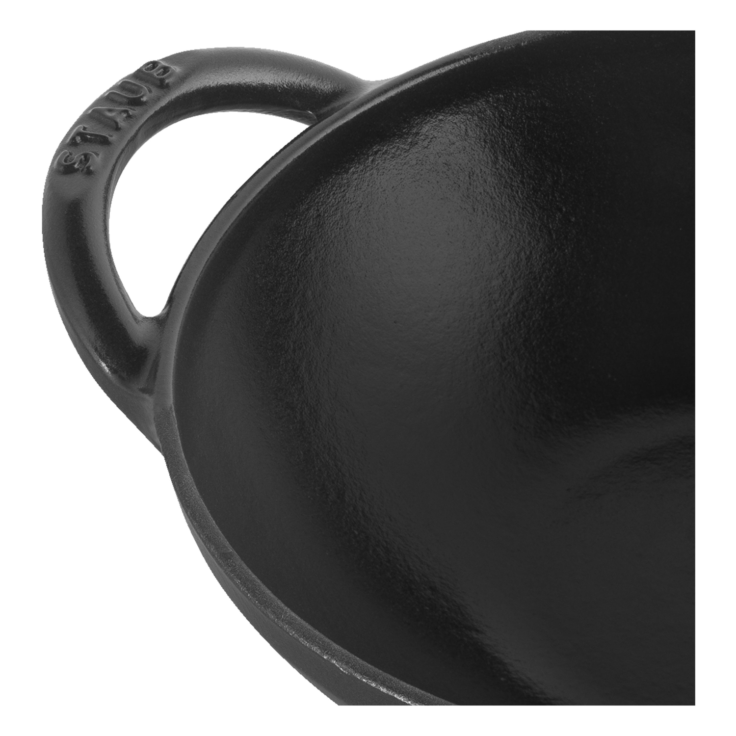 STAUB Specialities 16 cm / 6.5 inch Cast Iron Mini Wok, Black