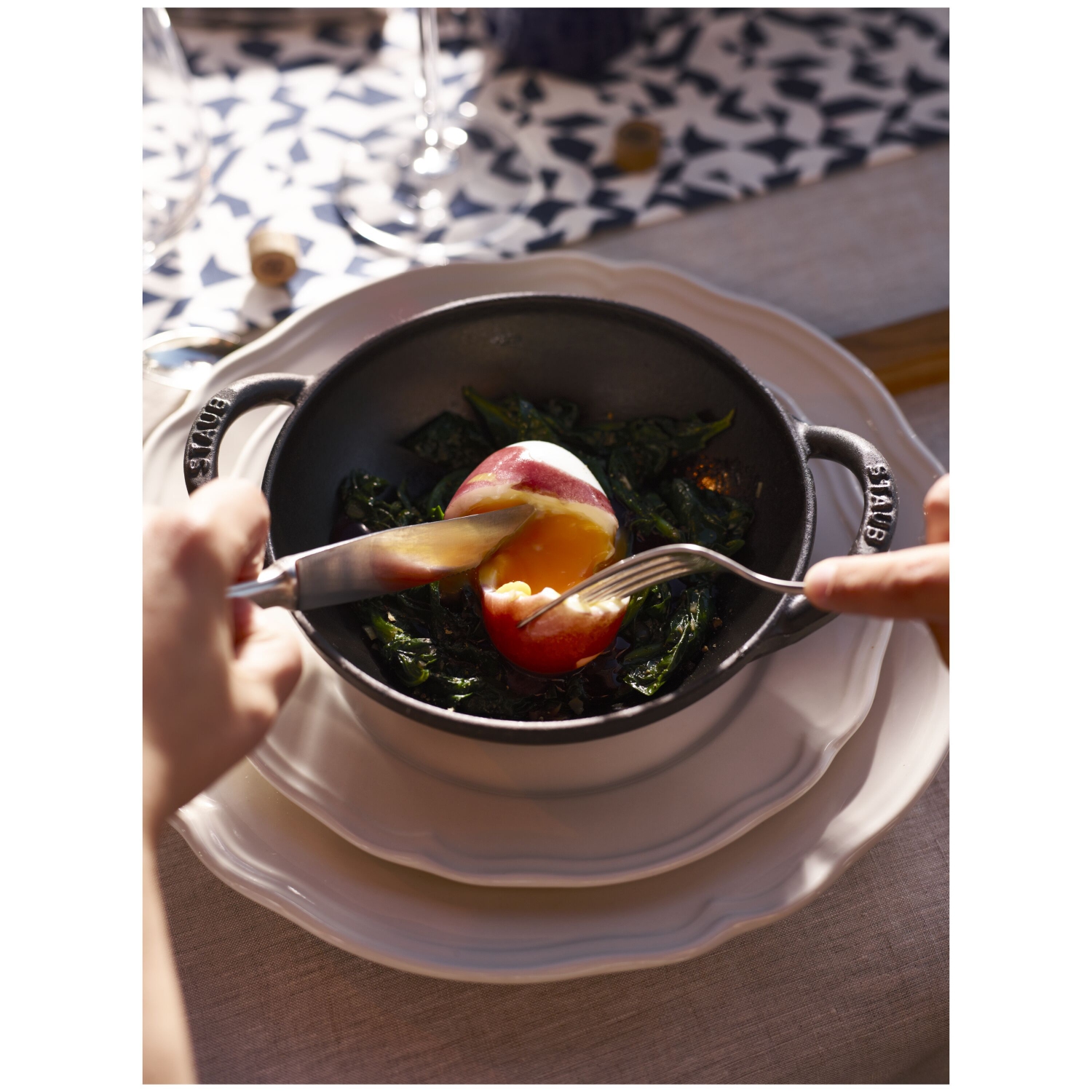 STAUB Specialities 16 cm / 6.5 inch Cast Iron Mini Wok, Black