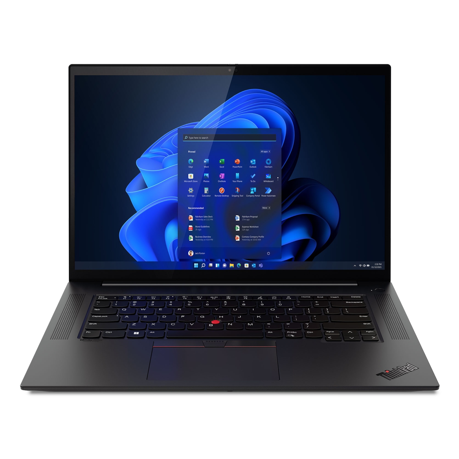 Lenovo ThinkPad X1 Extreme Gen 5 Intel Laptop, 16" IPS LED Backlight, vPro®, NVIDIA GeForce RTX 3080 Ti Laptop GPU 16GB GDDR6