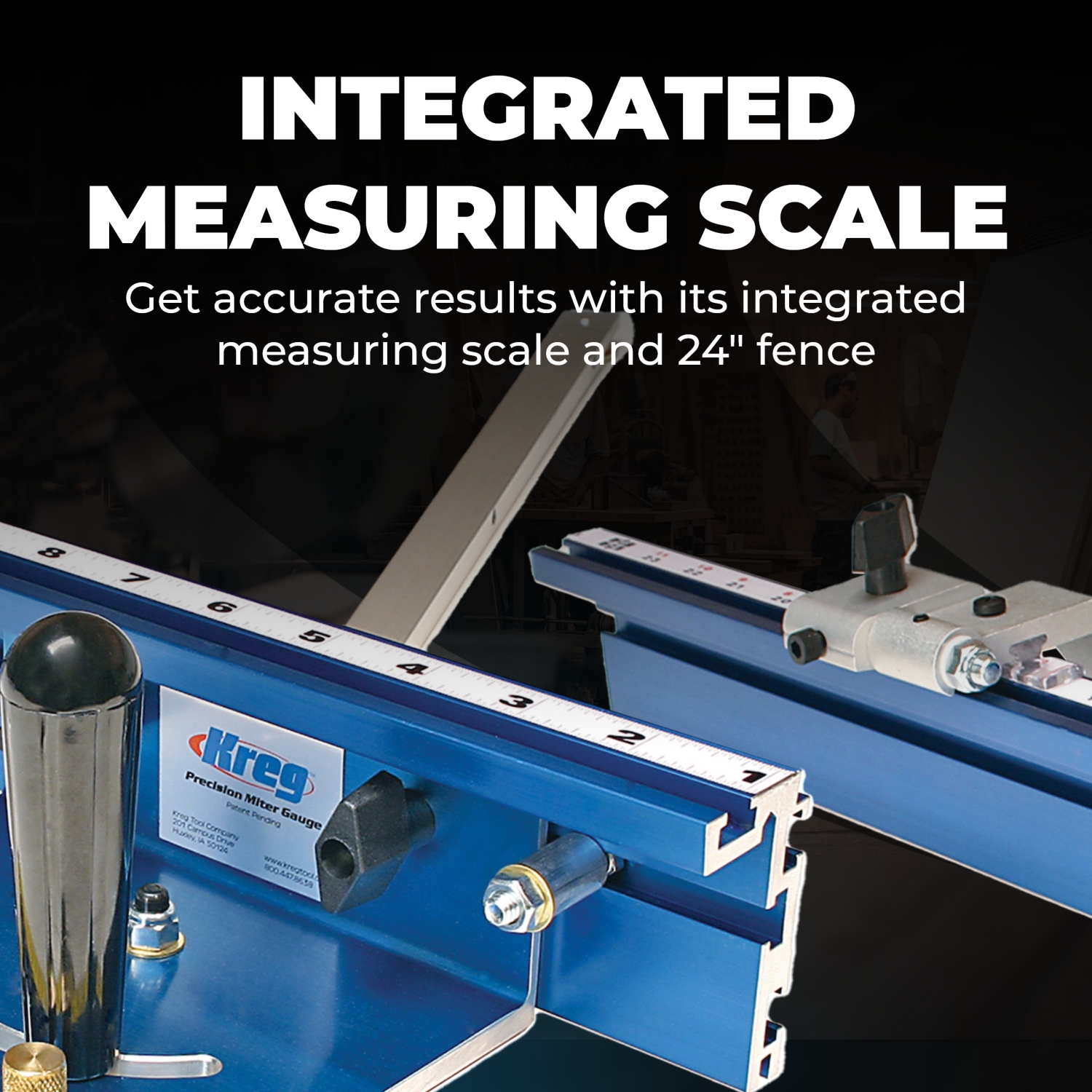 Kreg KMS7102 Table Saw Precision Miter Gauge System