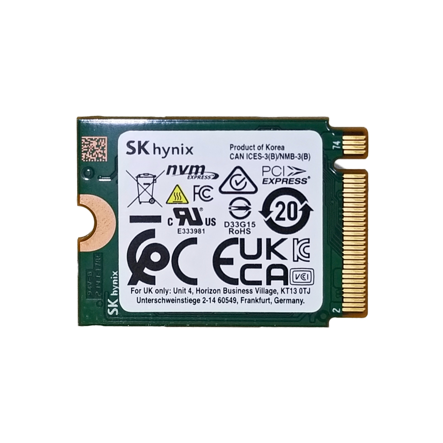 Refurbished (Good) 1TB M.2 2230 NVMe Generic SSD (PCIe Gen4 x 4) PN: 03B03-00163500 good upgrades for Surface Pro/Laptop, SteamDeck, XBox Series X, etc.