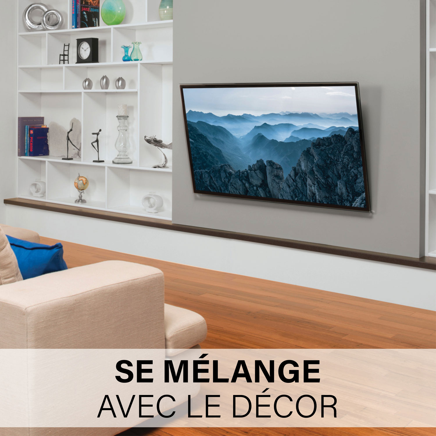 Sanus 65" - 140" Tilting TV Wall Mount - Black