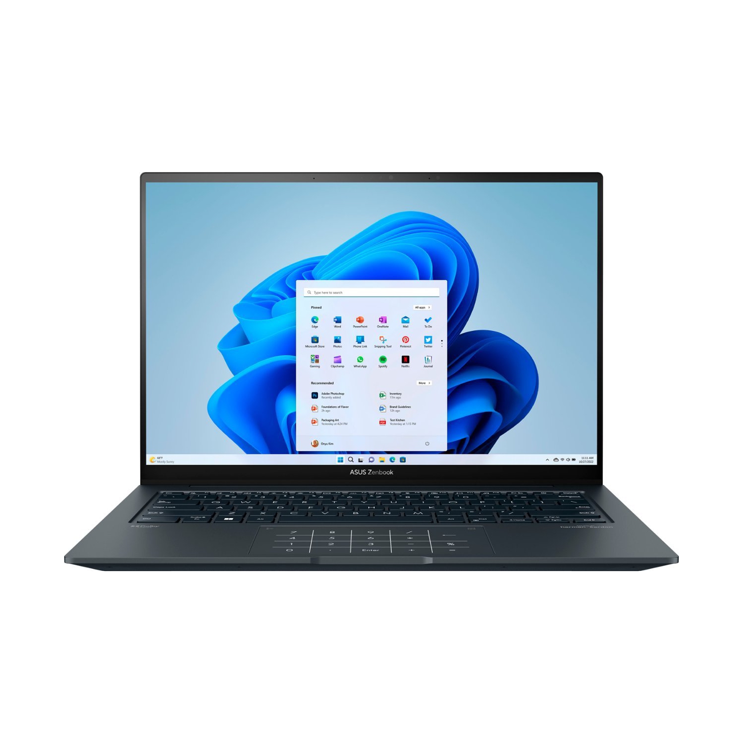 ASUS - Zenbook 14X 14.5" 2880 x 1800 OLED Touch Screen Ultra Slim Laptop - Intel Evo Platform i5-13500H - 8GB - 1TB SSD - Gray - Thunderbolt - Dolby Atmos -Backlit KB