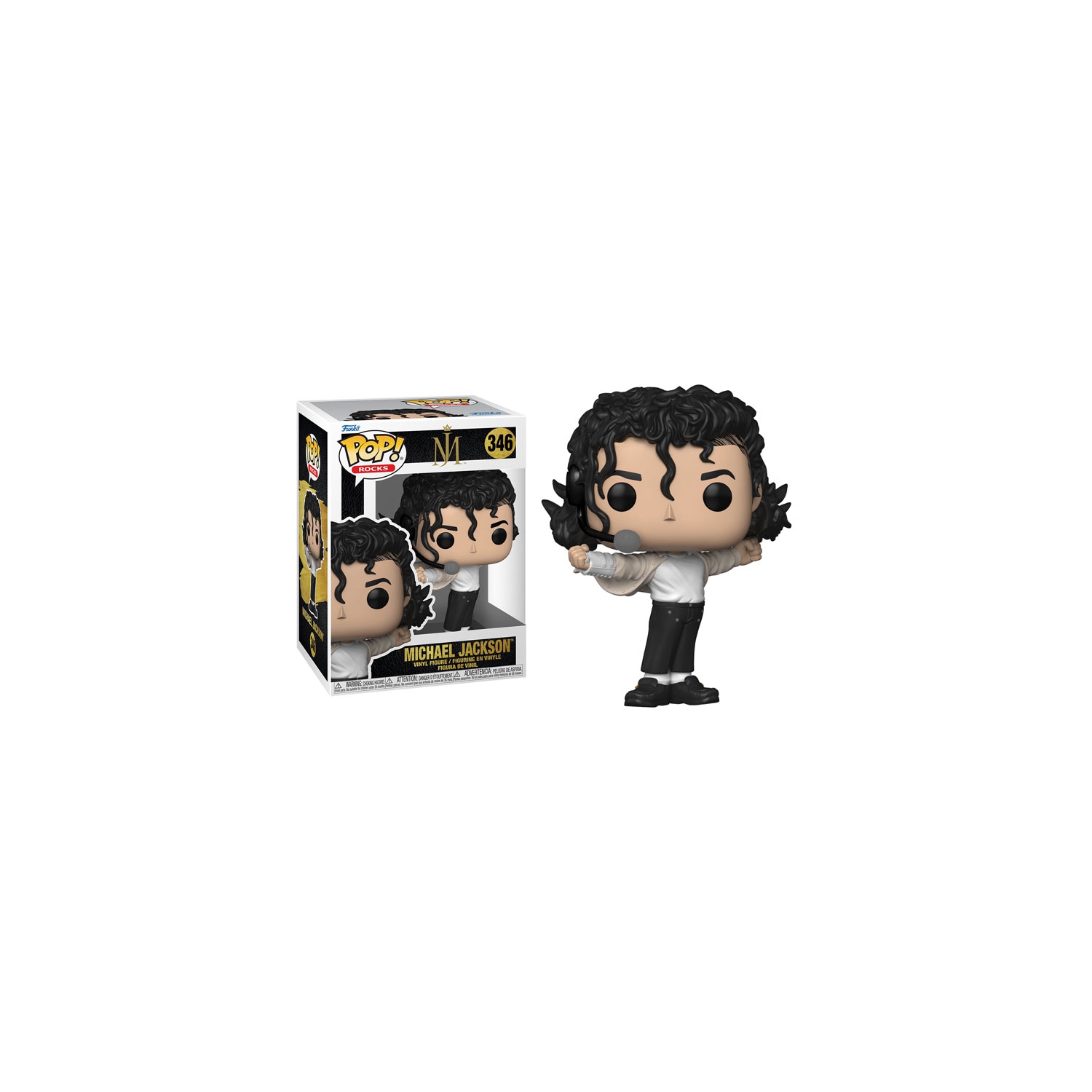 Funko Pop! Rocks Michael Jackson Vinyl Figure Michael Jackson #346