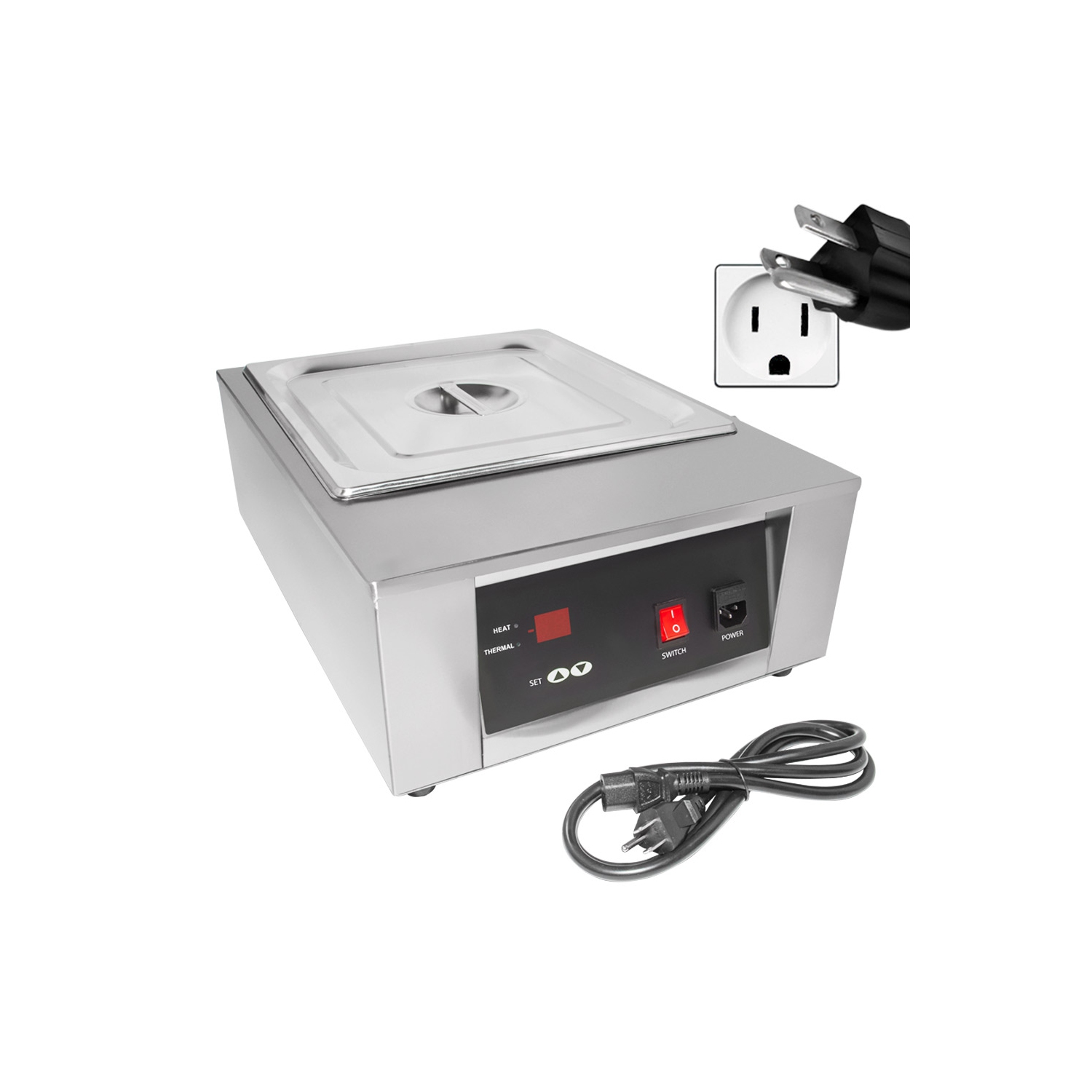 GR-D2002-1 Chocolate Melting Pot Commercial | Electric Chocolate Melting Machine | 1 tank | 110V