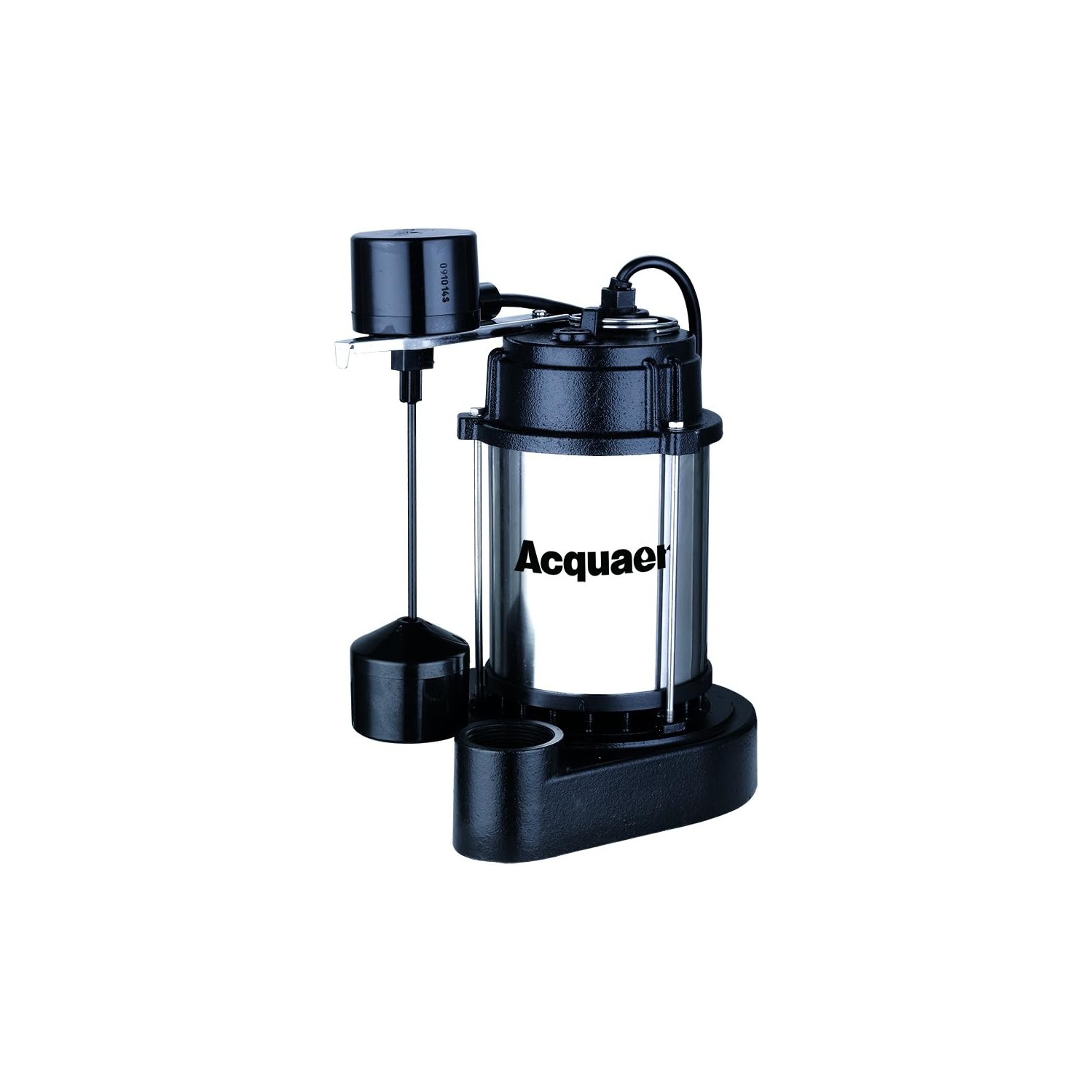 Pompe à puisard submersible Acquaer 1/2&nbsp;HP avec coque de moteur en acier inoxydable et base de pompe en fonte, modèle : SUS050 V