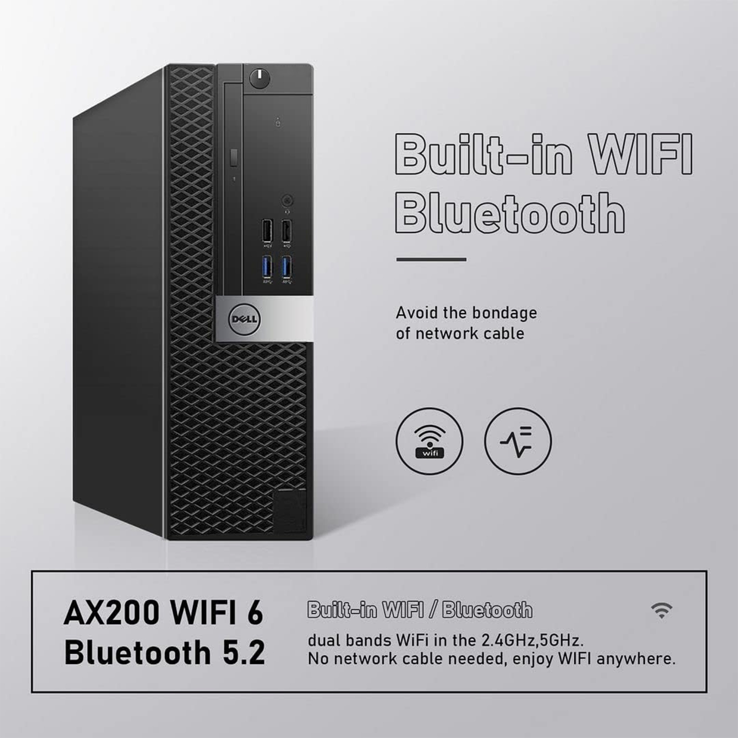 デル Optiplex 3060SFF Win11 Pro＆Office2021 Dell OptiPlex 3060 Desktop Computers Windows 11 Pro Hexa