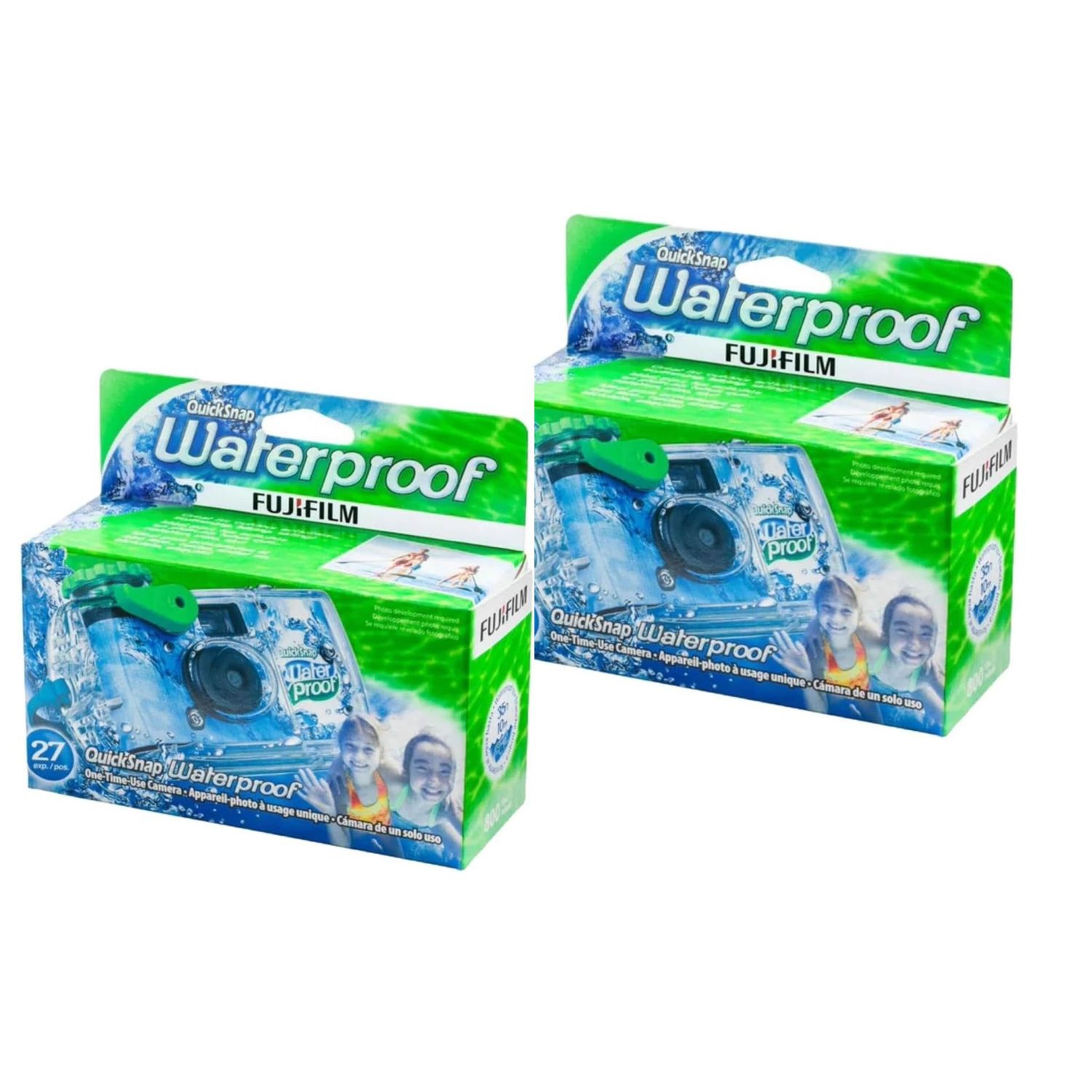 Fujifilm Disposable QuickSnap Waterproof Pool Underwater 35mm Camera