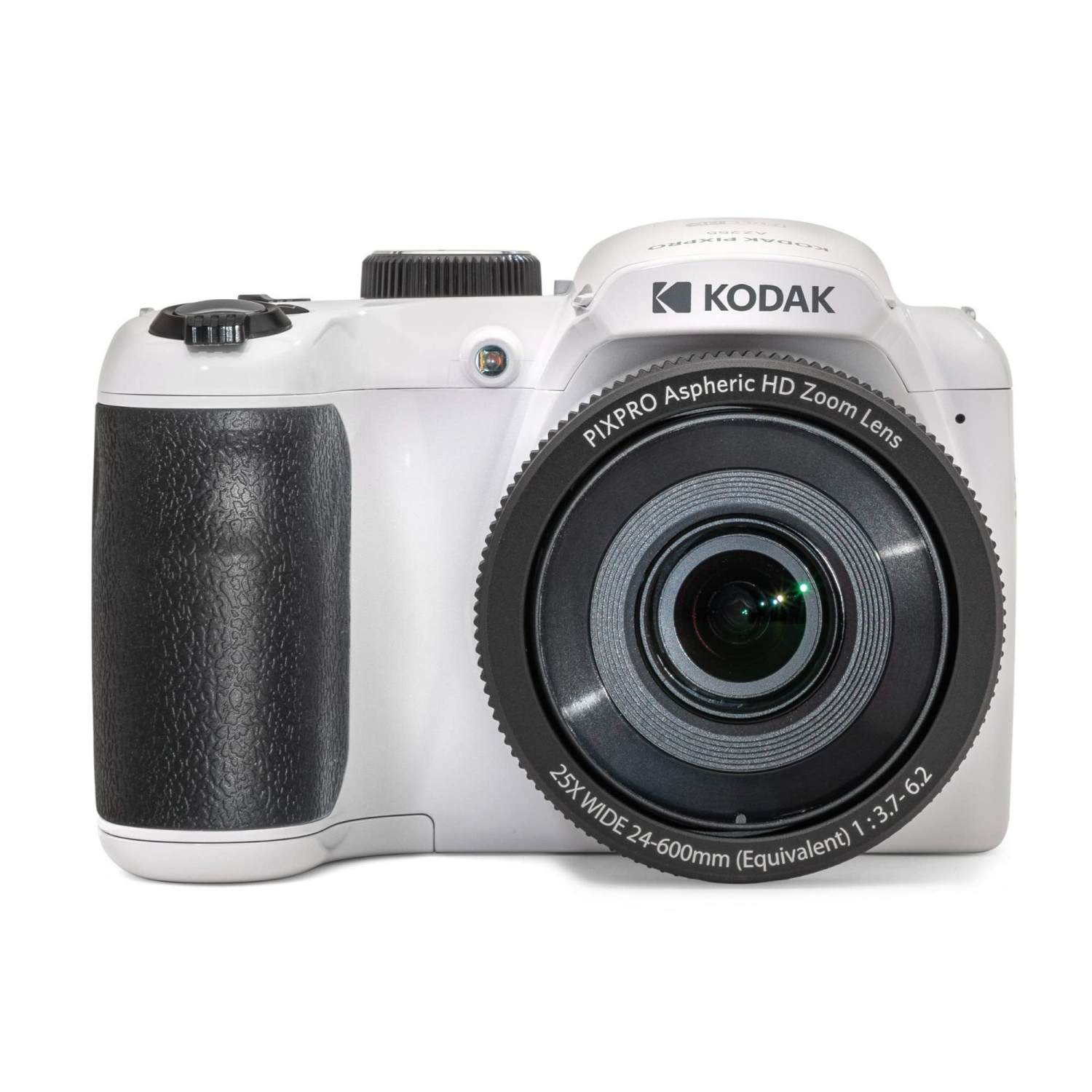 KODAK PIXPRO AZ255-WH 16MP Digital Camera 25X Optical Zoom 24mm Wide Angle Lens Optical Image Stabilization 1080P Full HD Video 3" LCD Vlogging Camera