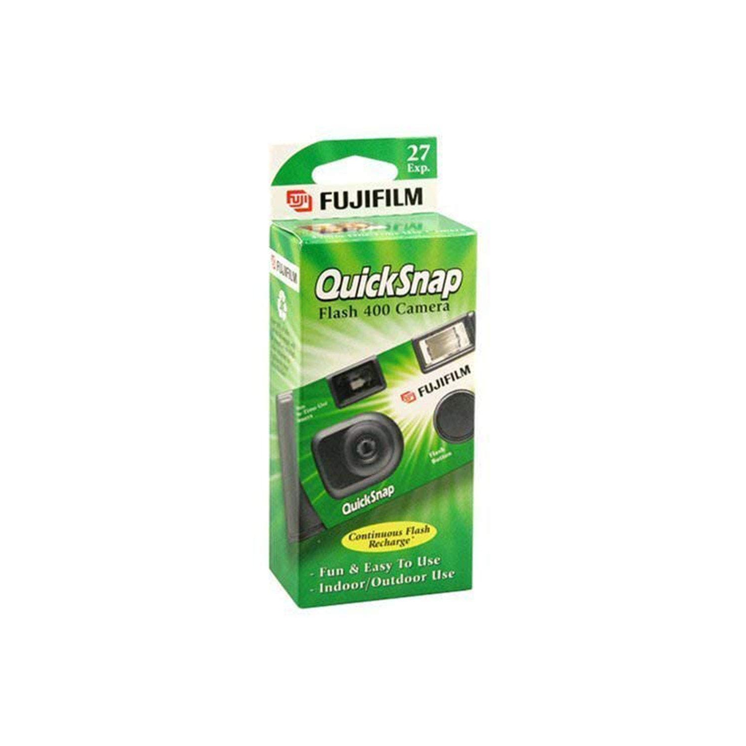 Fujifilm Quicksnap Flash 400 Single-Use Camera with Flash, Pack of 8