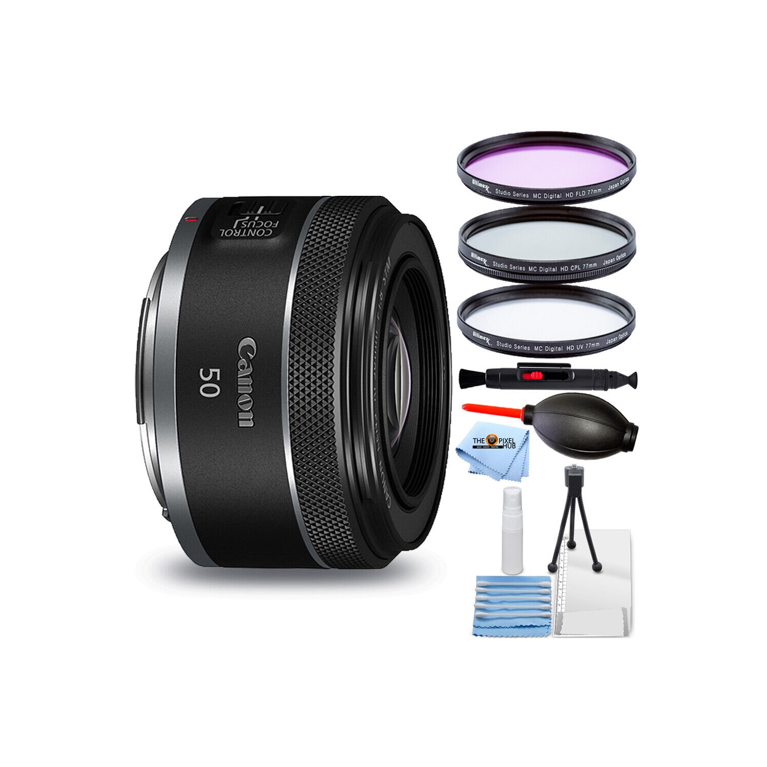 Canon RF 50mm F/1.8 STM 4515c002 Lens UV Filter Accessory Kit - View #5