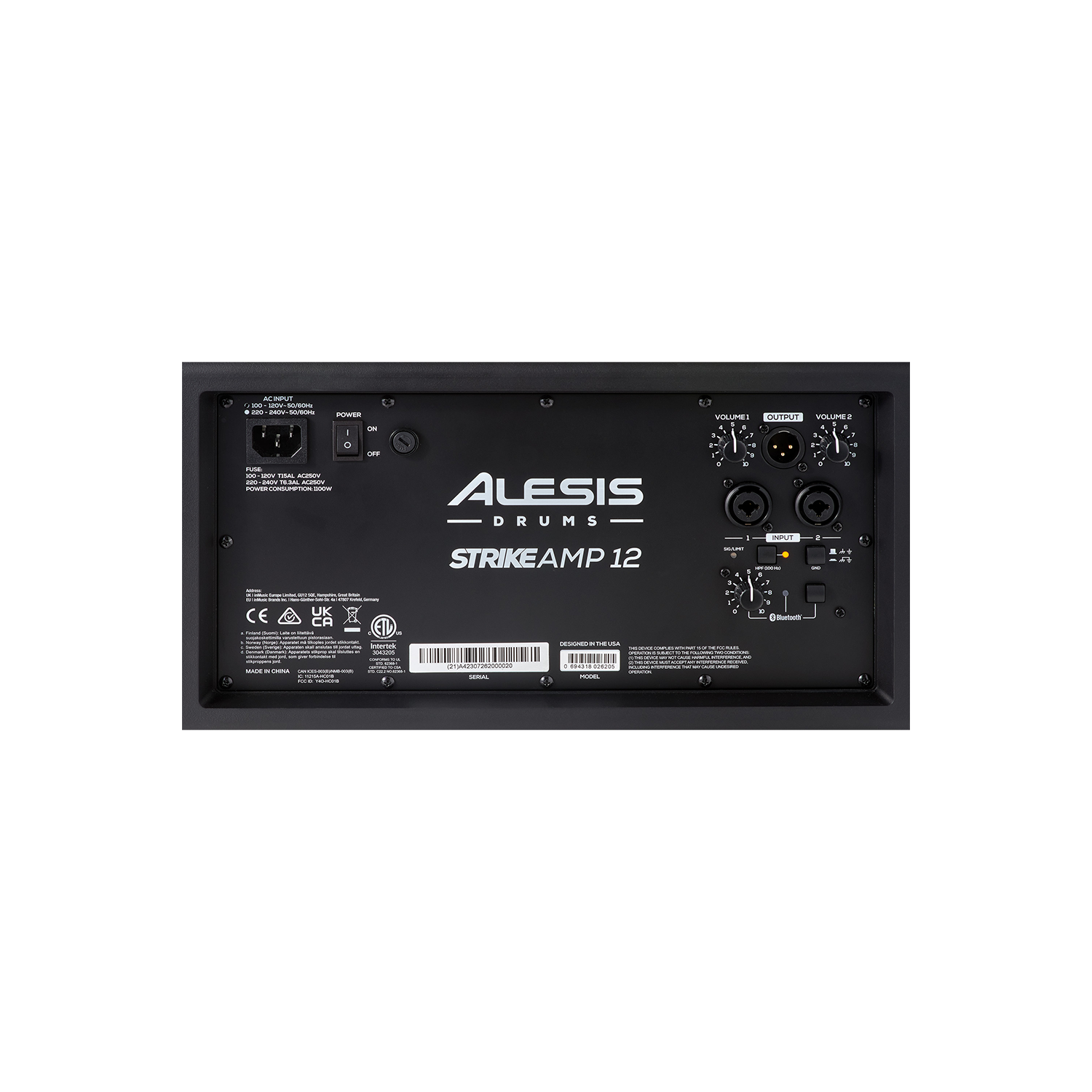 Alesis Strike Amp 12 MK2 2500-Watt Electronic Drum Amplifier with Bluetooth