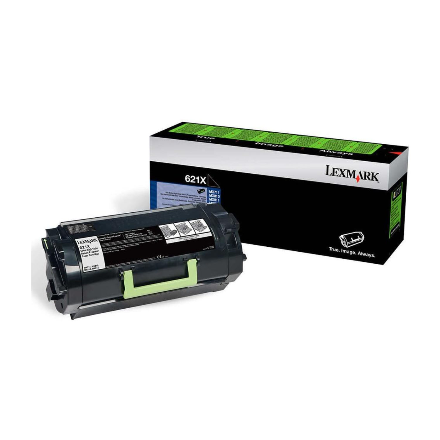** 365 DAYS WARRANTY ** Lexmark 621XE, 62D1X0E. Original Black Extra High-Yield Toner, For: MX711, MX810, MX811, MX812. By AZURIX-DEALS CANADA