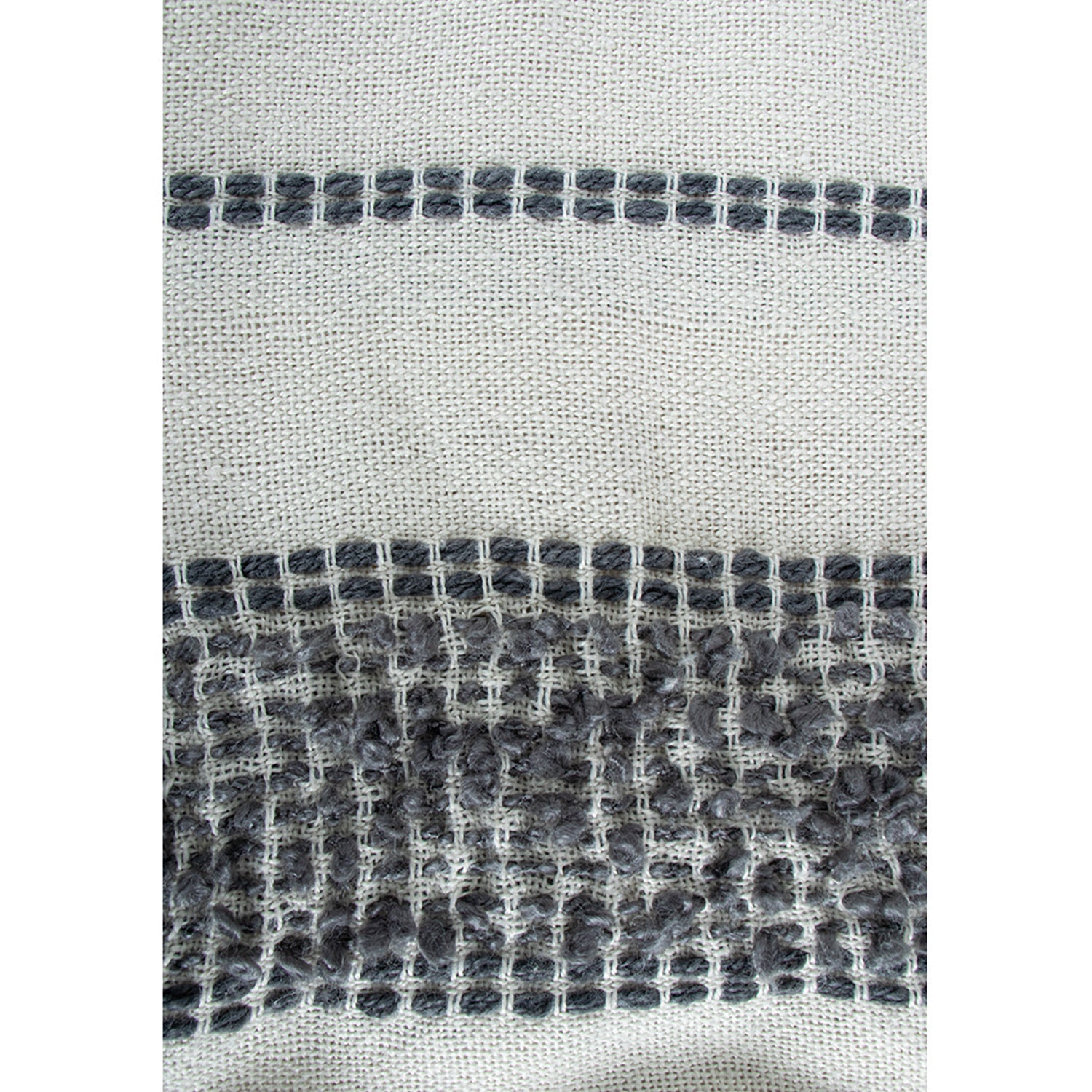 F. Corriveau International - Mineral Stripe Throw, Indoor/Outdoor, 50" x 60"