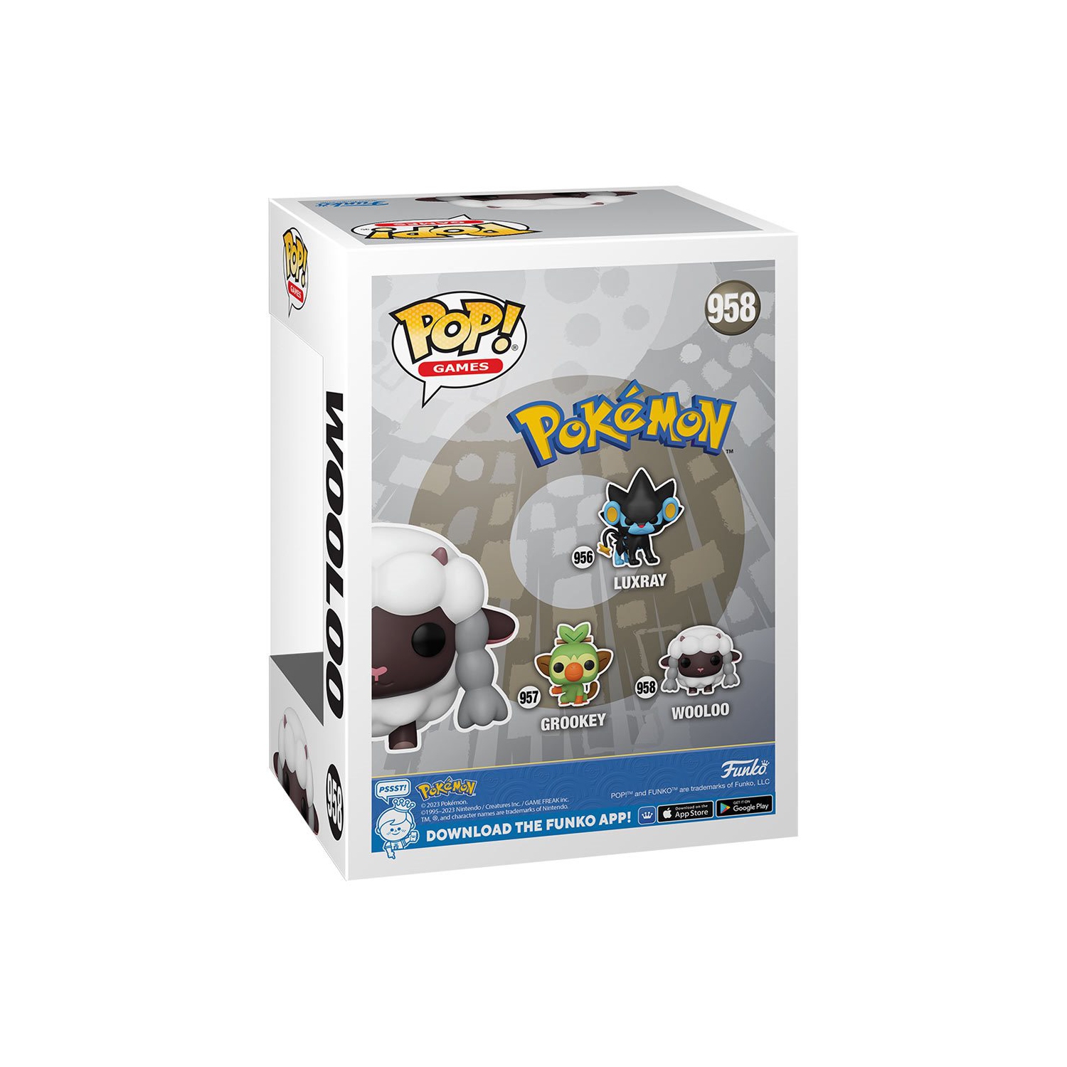 Funko Pop! Games Pokemon Vinyl Figure Wooloo #958