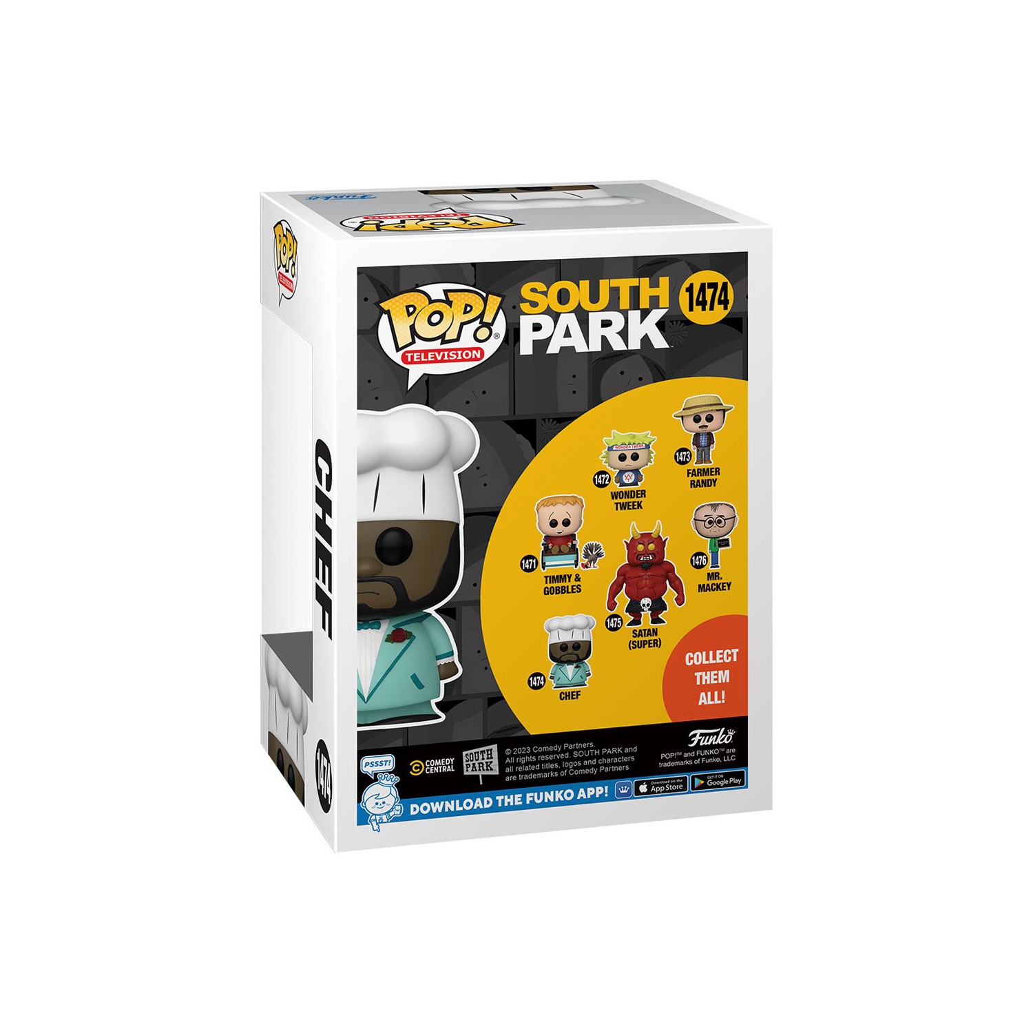Funko Pop! Television South Park Vinyl Figure Chef #1474