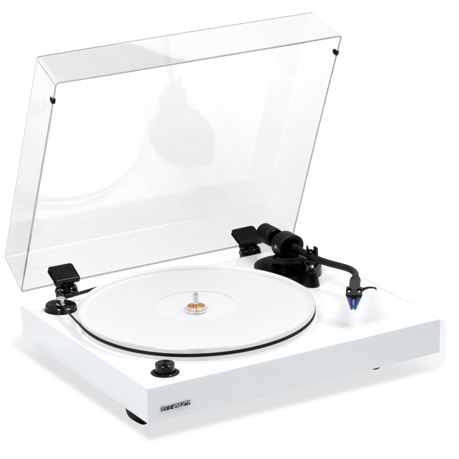 Fluance RT85 Reference HiFi Turntable with Ortofon 2M Blue Elliptical Cartridge And Anti-Vibration Isolation Base