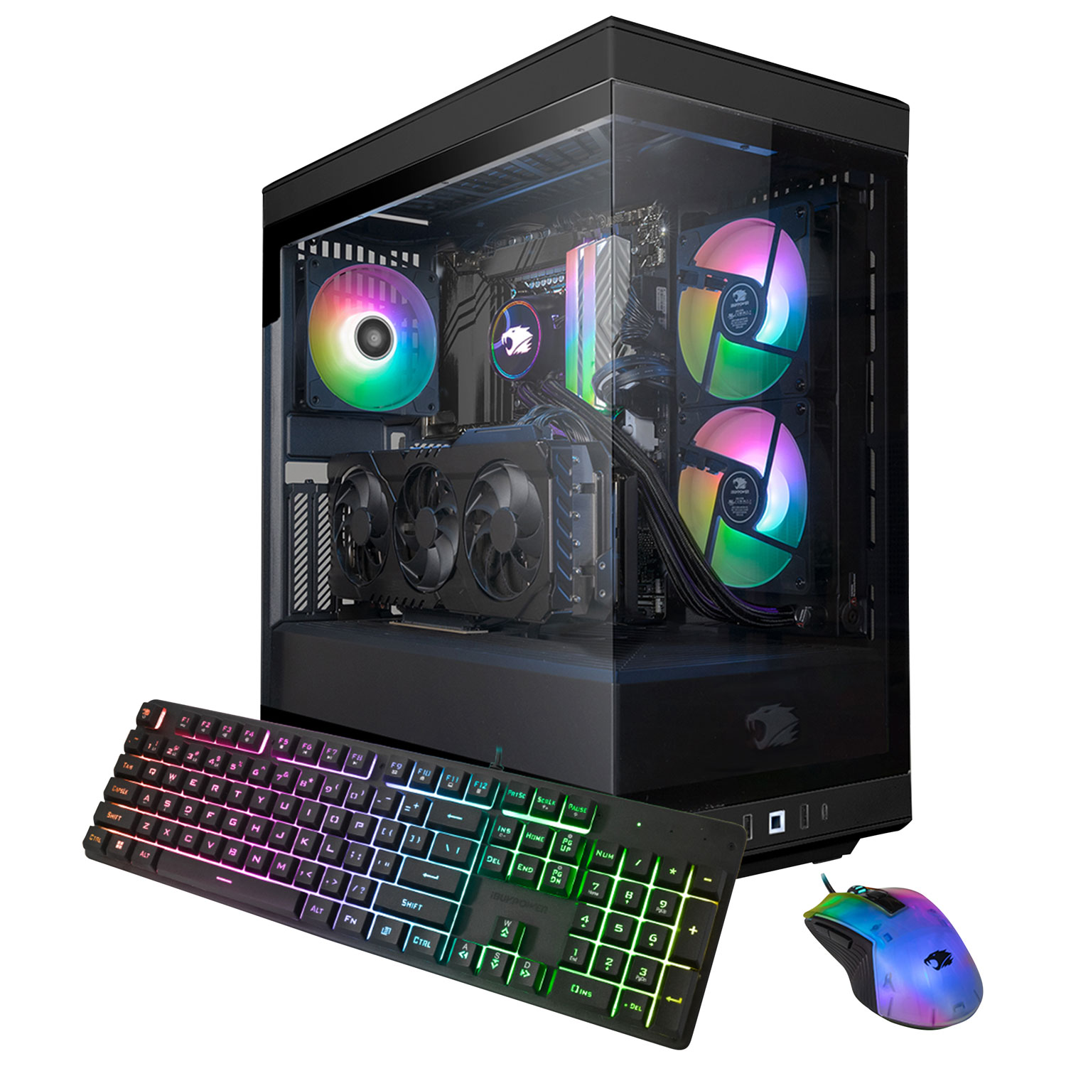 iBUYPOWER Gaming PC (Intel Core i7-14700F/2TB SSD/32GB RAM/NVIDIA GeForce RTX 4070/Windows 11) - EN