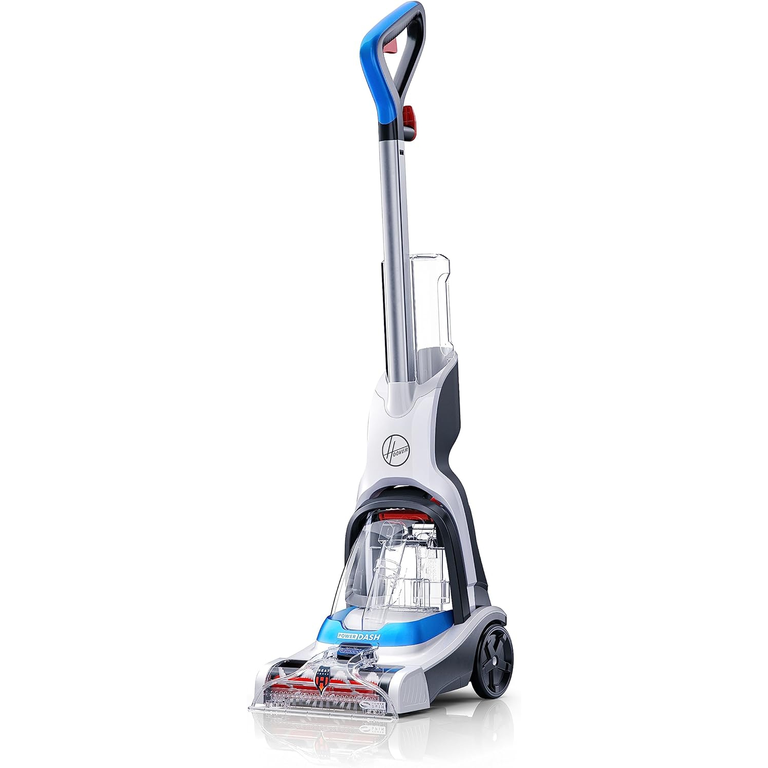 Nettoyeur de tapis compact Hoover PowerDash Pet, Shampoooer machine, léger, FH50700, bleu
