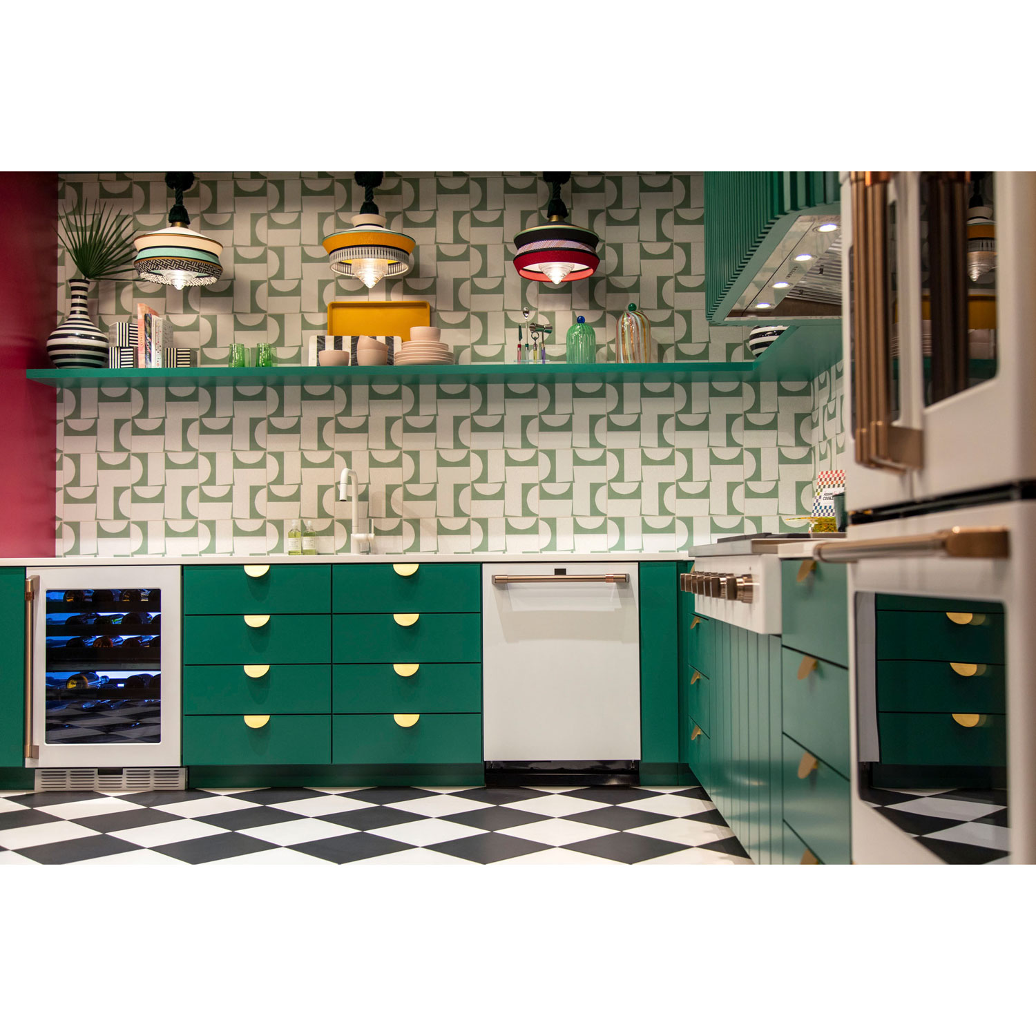 Cellier encastrable à deux zones de température Café pour 46 bouteilles - Acier inoxydable