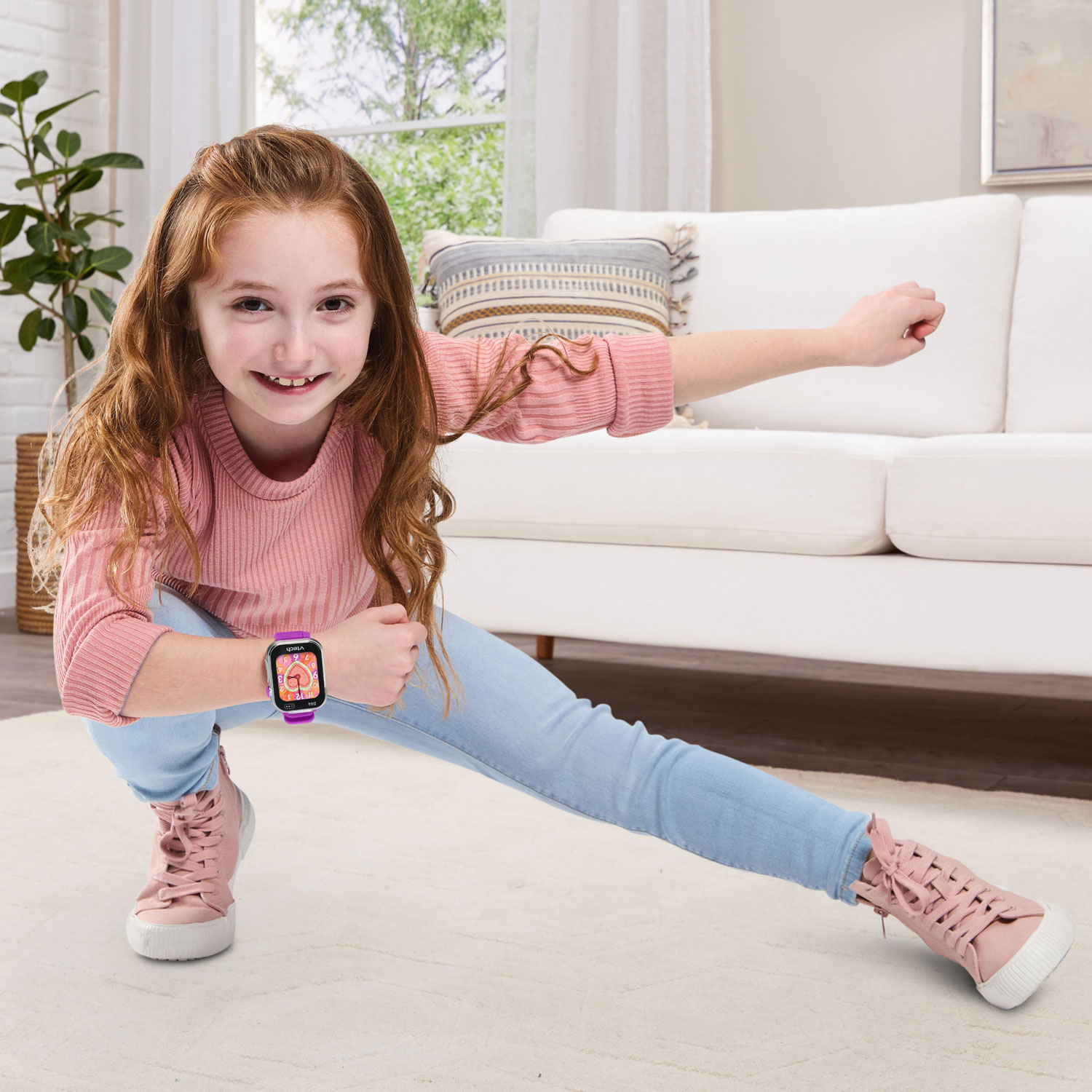 VTech KidiZoom DX4 Smartwatch with Camera - Purple