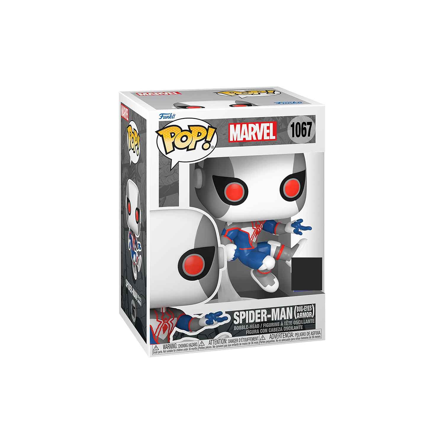 Figurine Pop Marvel Spider-Man de 3,75 po exclusive - armure de Spider-Man contre les insectes no 1067