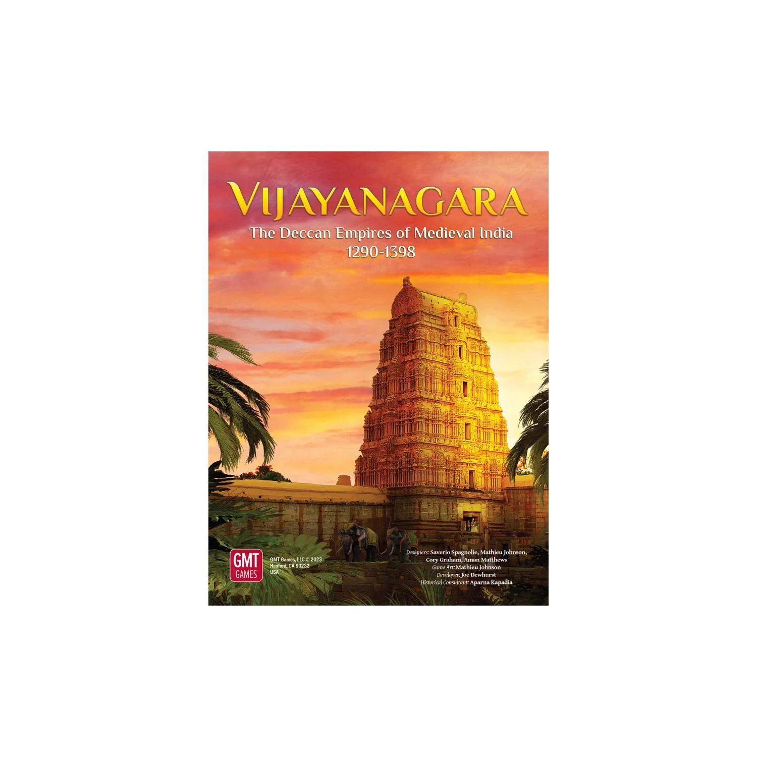 GMT Games Vijayanagara: The Deccan Empires of Medieval India, 1290-1398 1-3 players, 60-120 minutes, ages 13+
