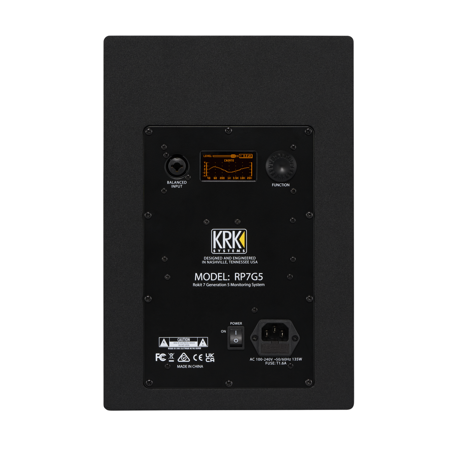 KRK – moniteur de référence pour studio alimenté G5, 7 po