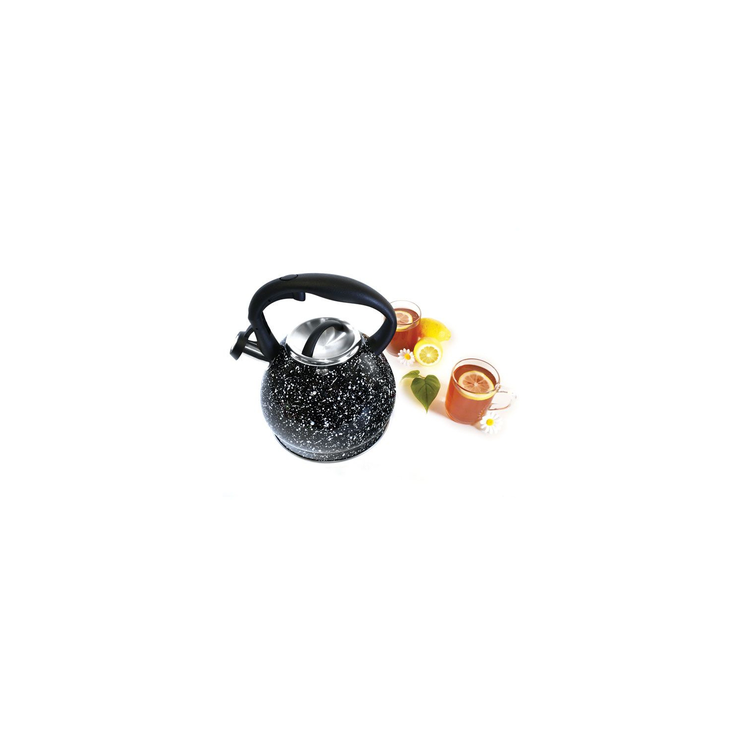 Stainless Steel Whistling Tea Kettle 3.3L, Black