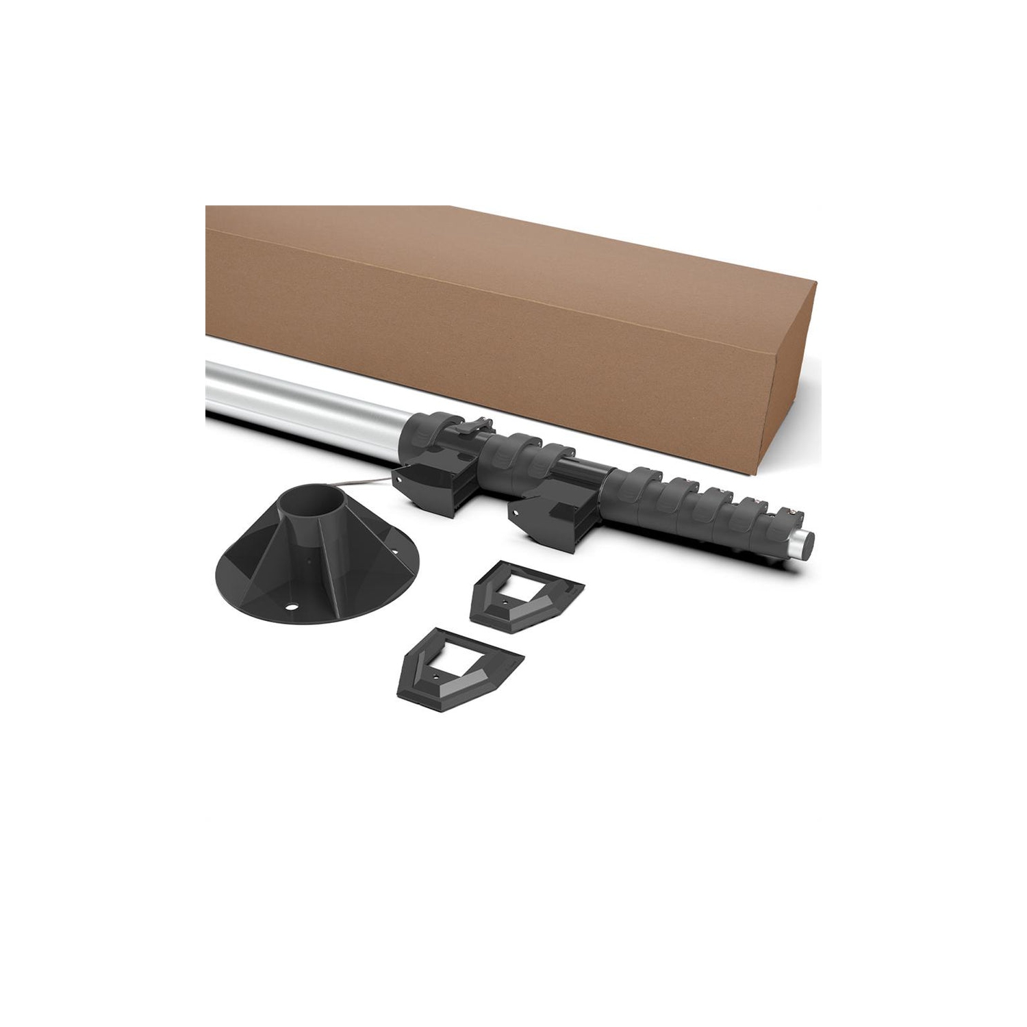 Perche télescopique de montage d'antenne de 25 pi de Wilson – EN Destination pour mât télescopique et support pour VR – 900203