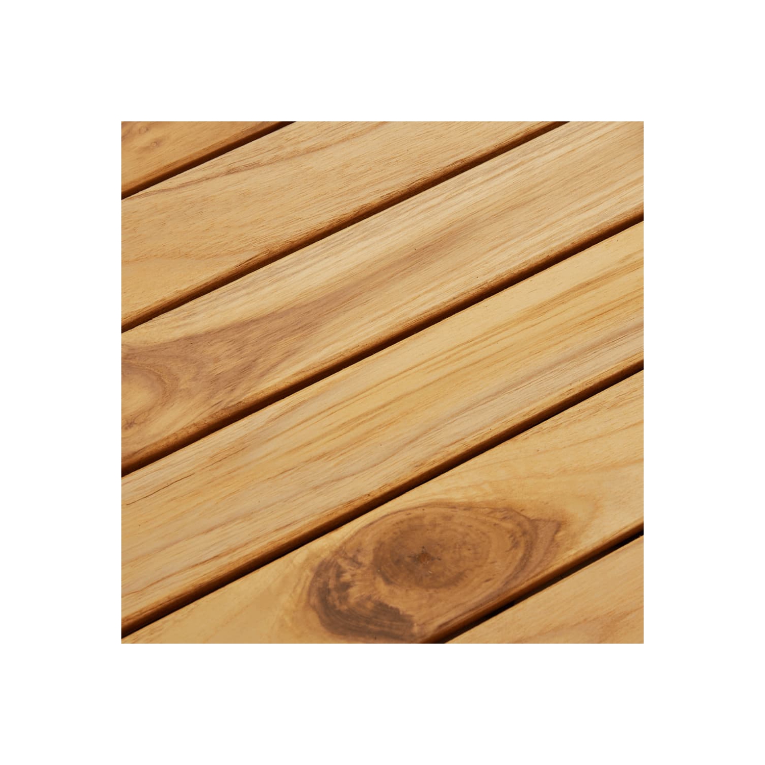 vidaXL Decking Tiles 30 pcs 30x30 cm Solid Wood Teak Vertical Pattern
