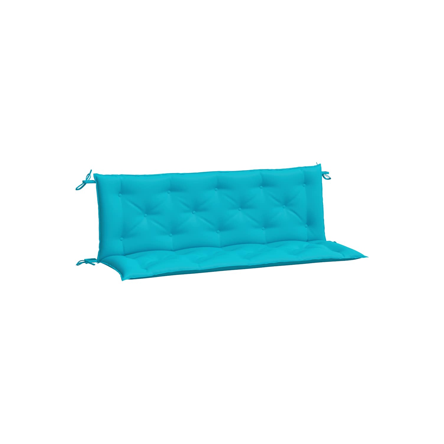 vidaXL Indoor/Outdoor Bench Cushions 2 pcs, Water-Repellent, Turquoise 59.1"x19.7"x2.8"