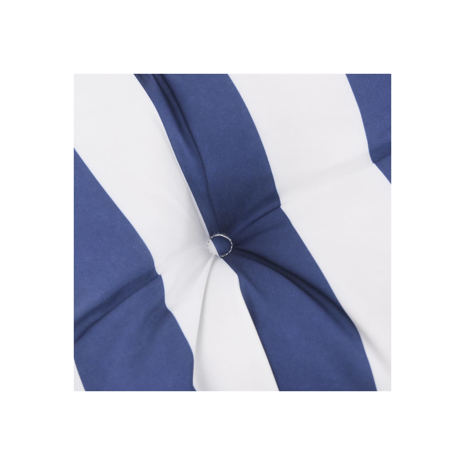 Coussin de banc de jardin à rayures bleues et blanches visidaXL, tissu 7&nbsp;cm 200 x 50 x 100