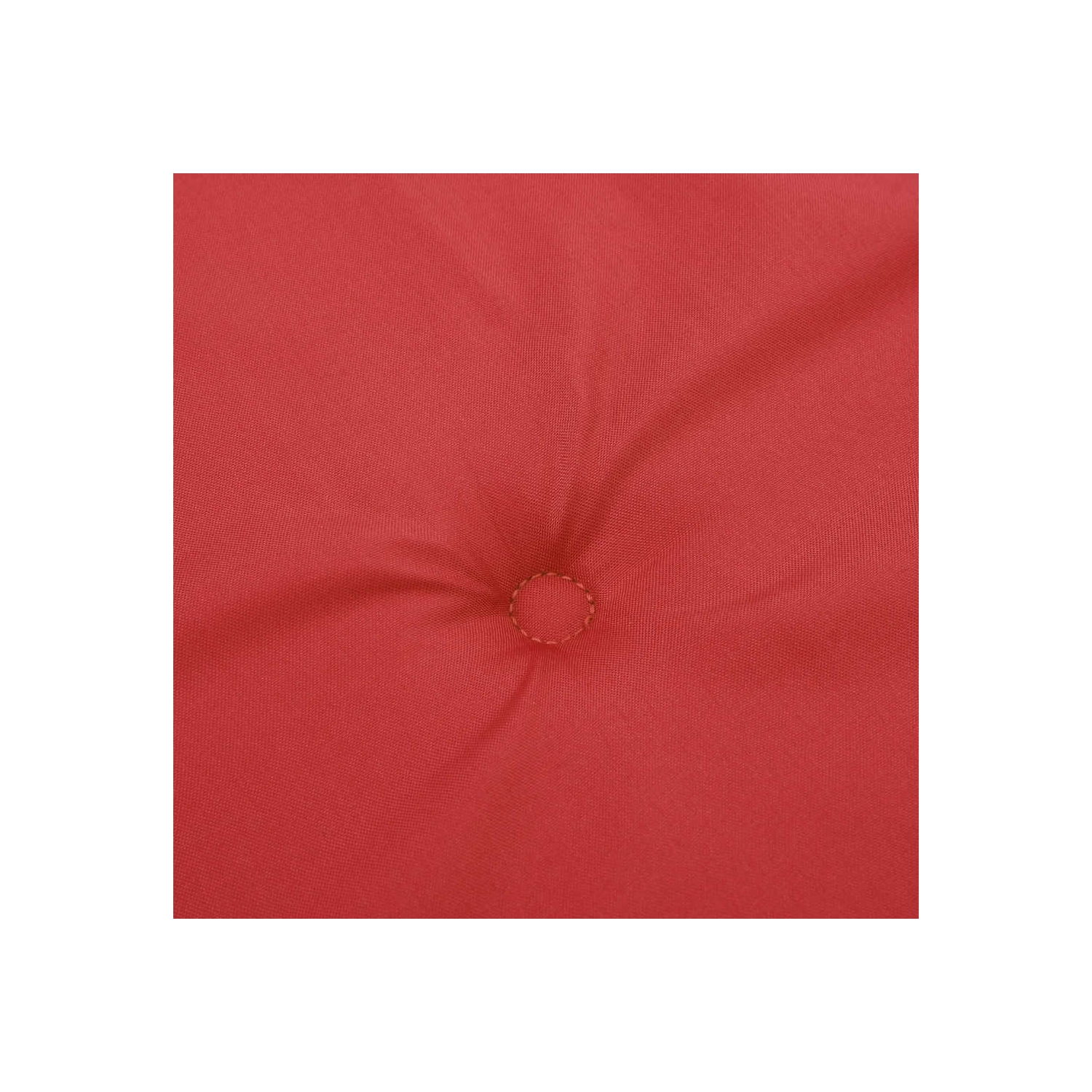 Coussins de chaise à dossier haut vidaXL 2 pièces en tissu Oxford rouge