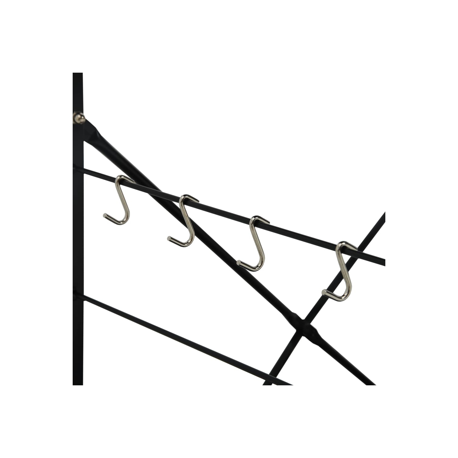 Meuble pour four à micro-ondes vidaXL en bois d'ingénierie noir et chêne 60 x 39,6 x 79,5&nbsp;cm