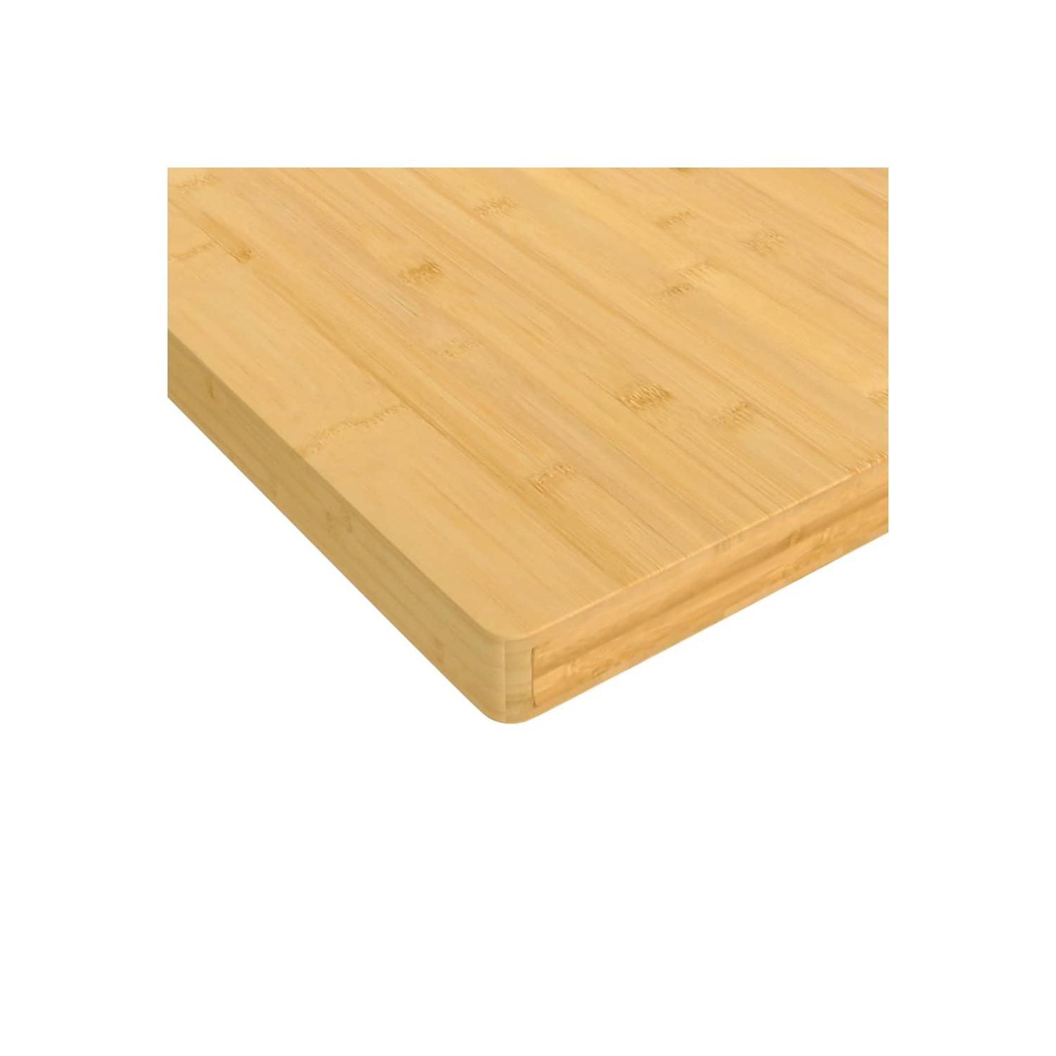 Planche à découper en bambou de 35 x 50 x 50 po de 4 cm