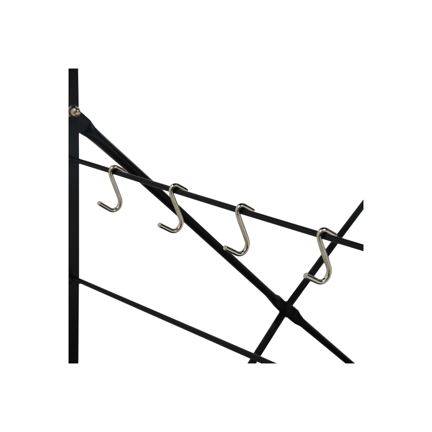 Meuble pour four à micro-ondes vidaXL en bois d'ingénierie noir et chêne 60 x 39,6 x 123&nbsp;cm