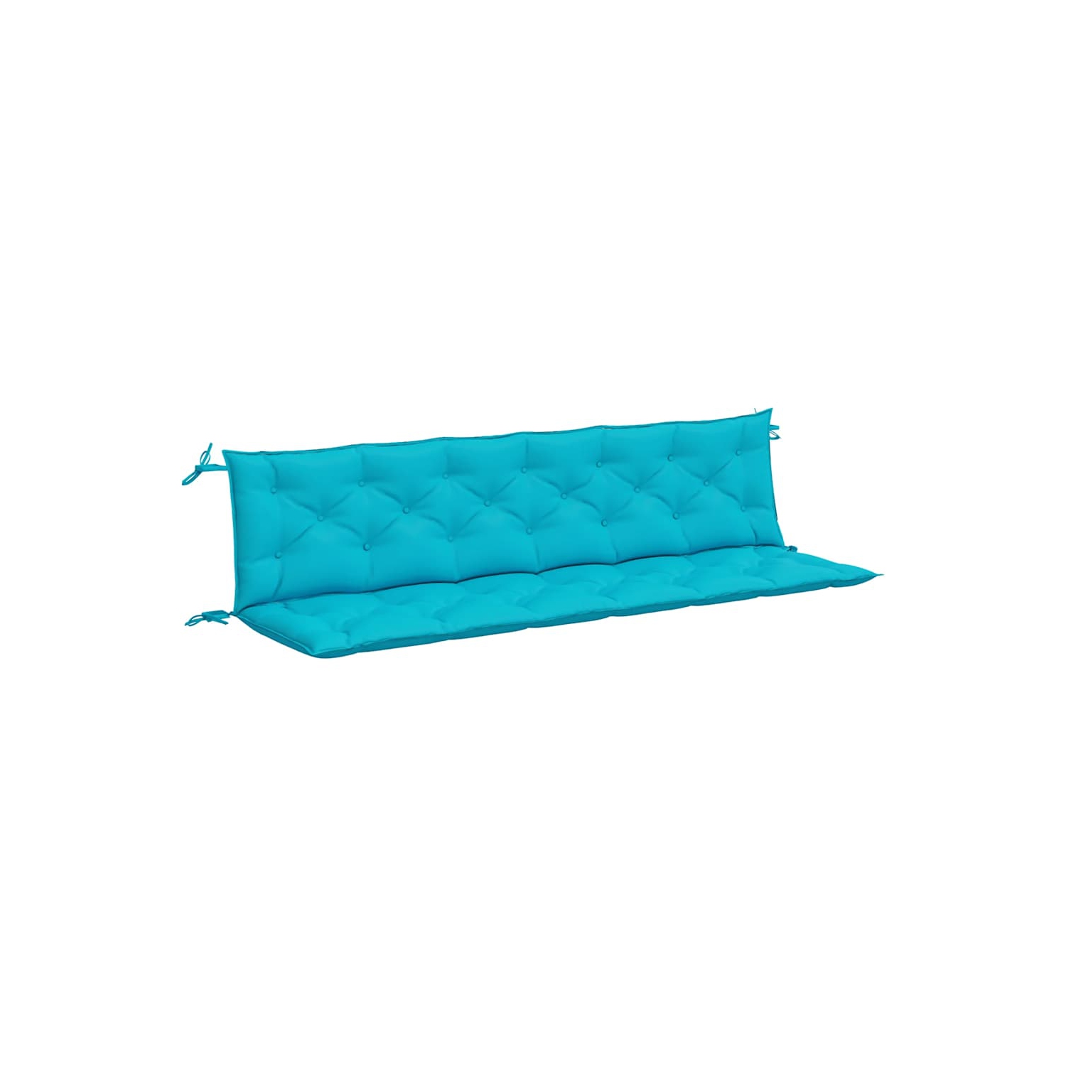 vidaXL Indoor/Outdoor Bench Cushions 2 pcs, Water-Repellent, Turquoise 78.7"x19.7"x2.8"