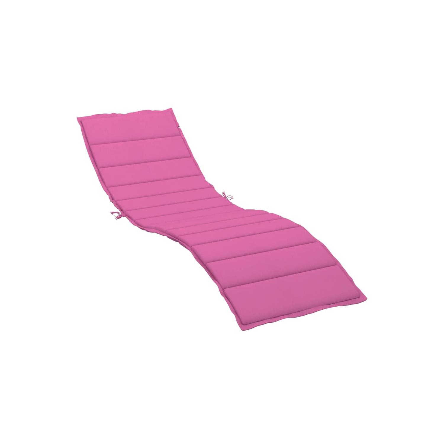 Matelas de chaise longue en tissu Oxford rose pour Sun Lounger de vidaXL