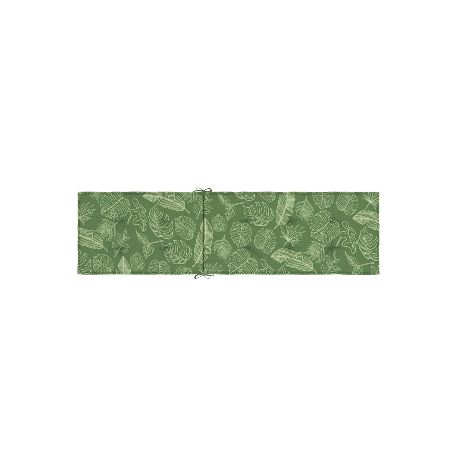 Fauteuil à dossier en tissu Oxford à motif de feuilles de vidaXL