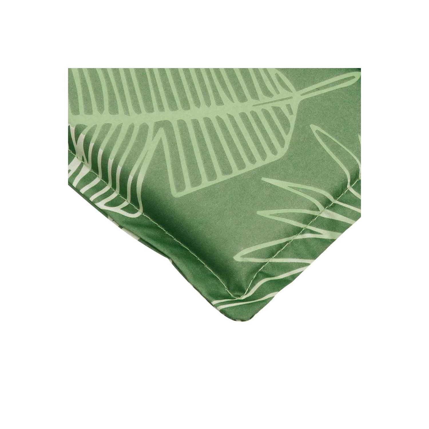 Fauteuil à dossier en tissu Oxford à motif de feuilles de vidaXL