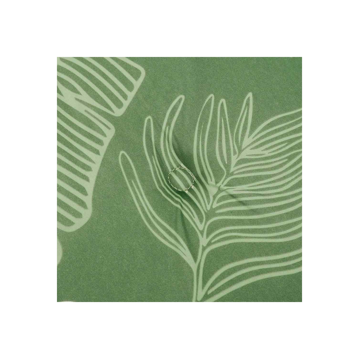 Fauteuil à dossier en tissu Oxford à motif de feuilles de vidaXL