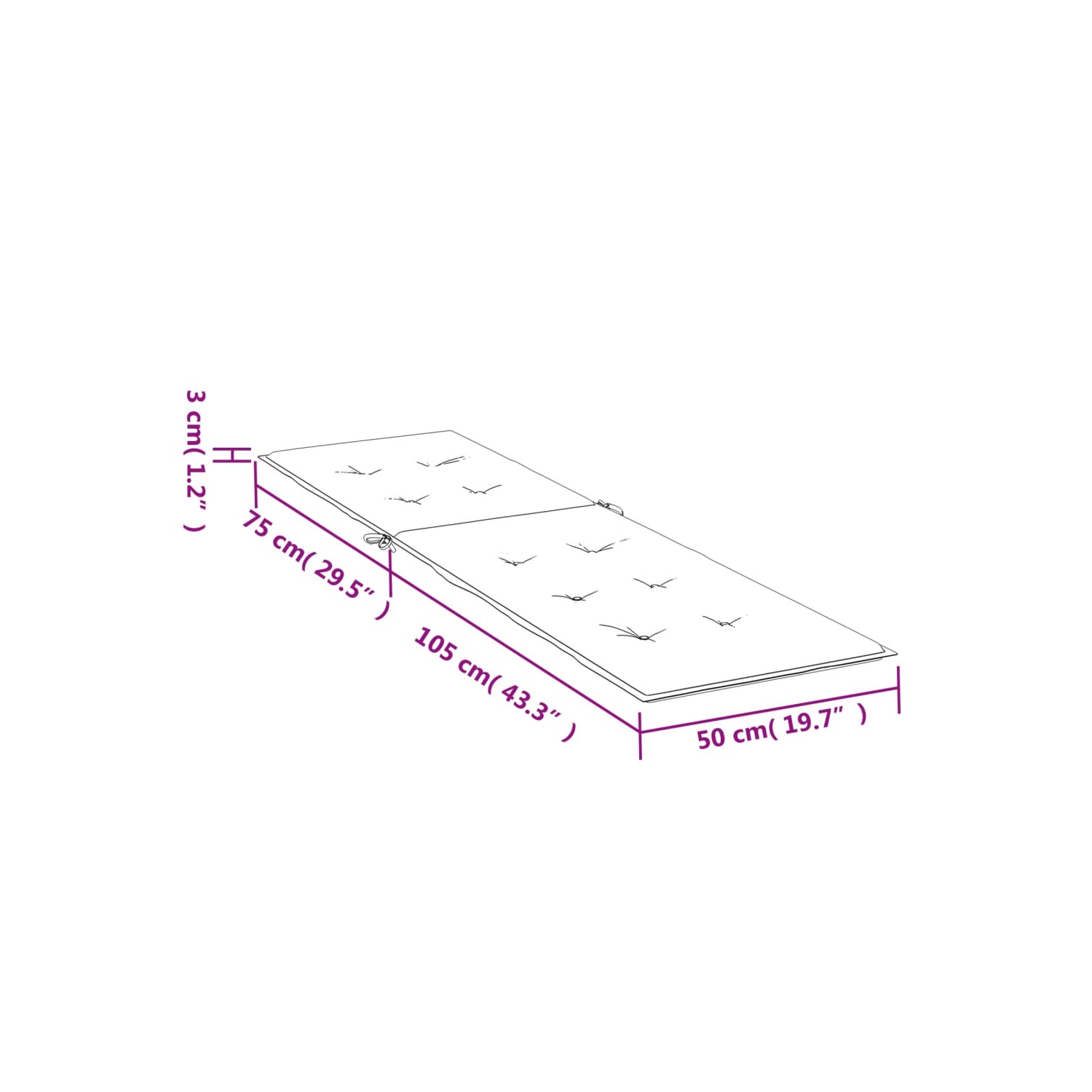Fauteuil à dossier en tissu Oxford à motif de feuilles de vidaXL