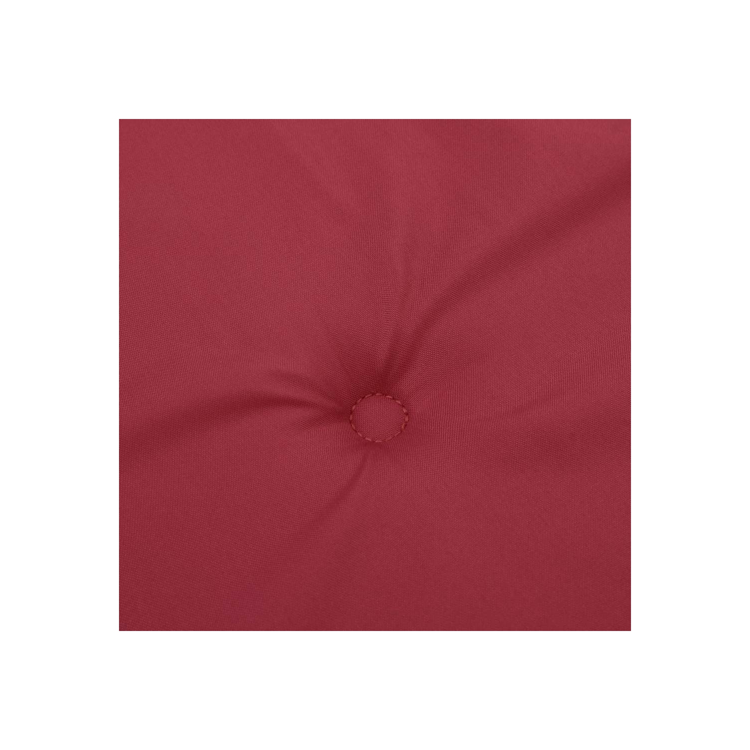 vidaXL Highback Chair Cushions 2 pcs Wine Red Oxford Fabric