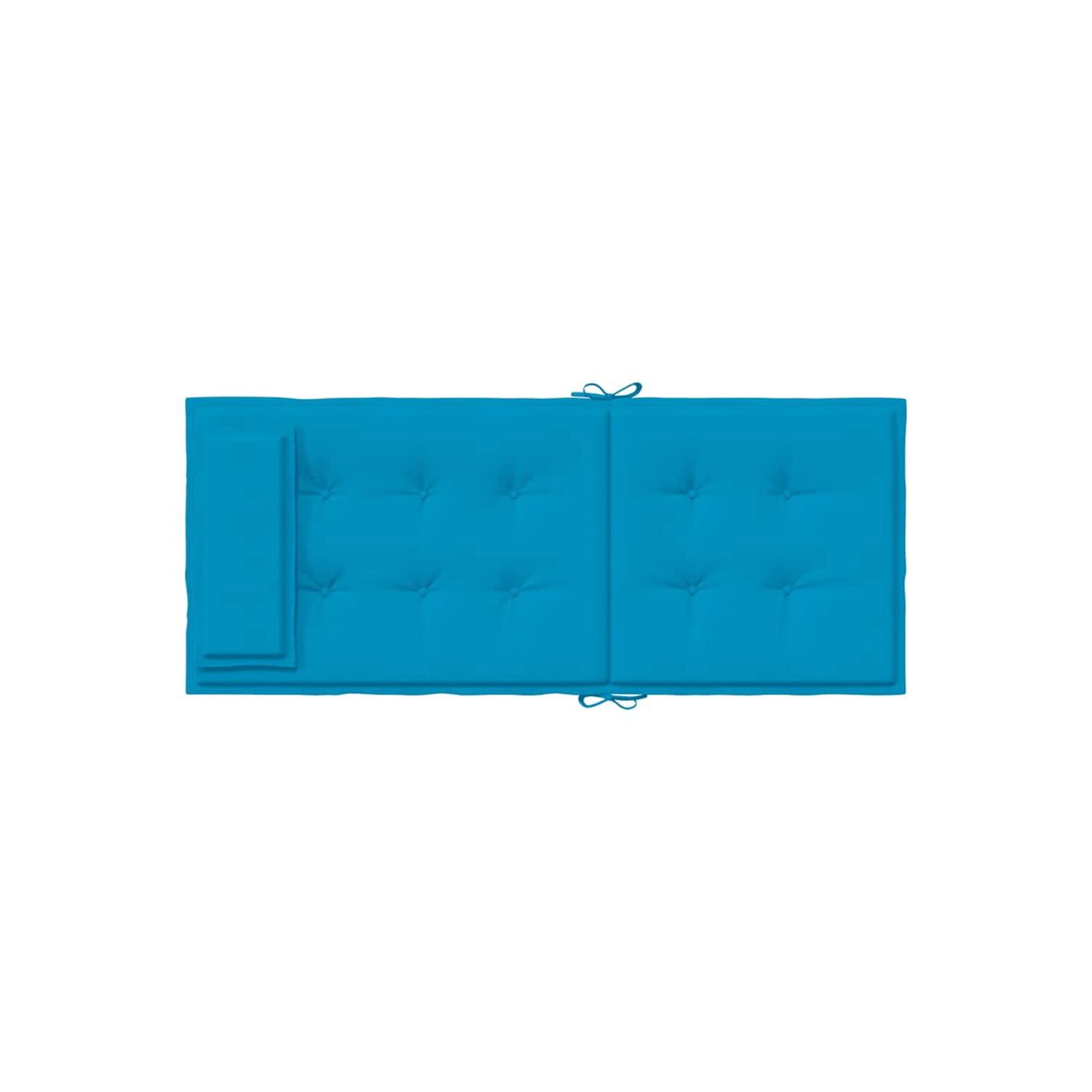 vidaXL Highback Chair Cushions 4 pcs Light Blue Oxford Fabric