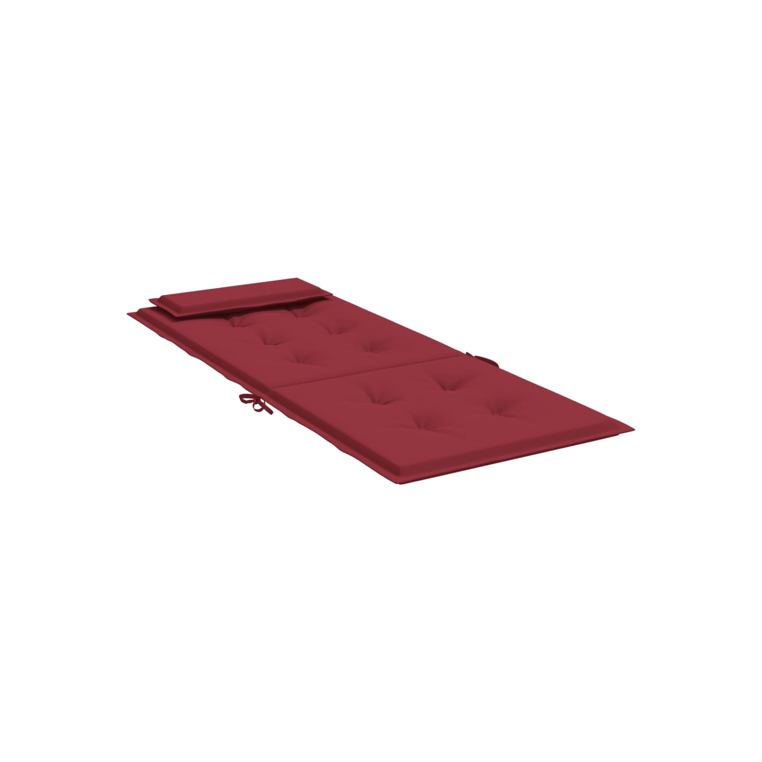 vidaXL Highback Chair Cushions 4 pcs Wine Red Oxford Fabric